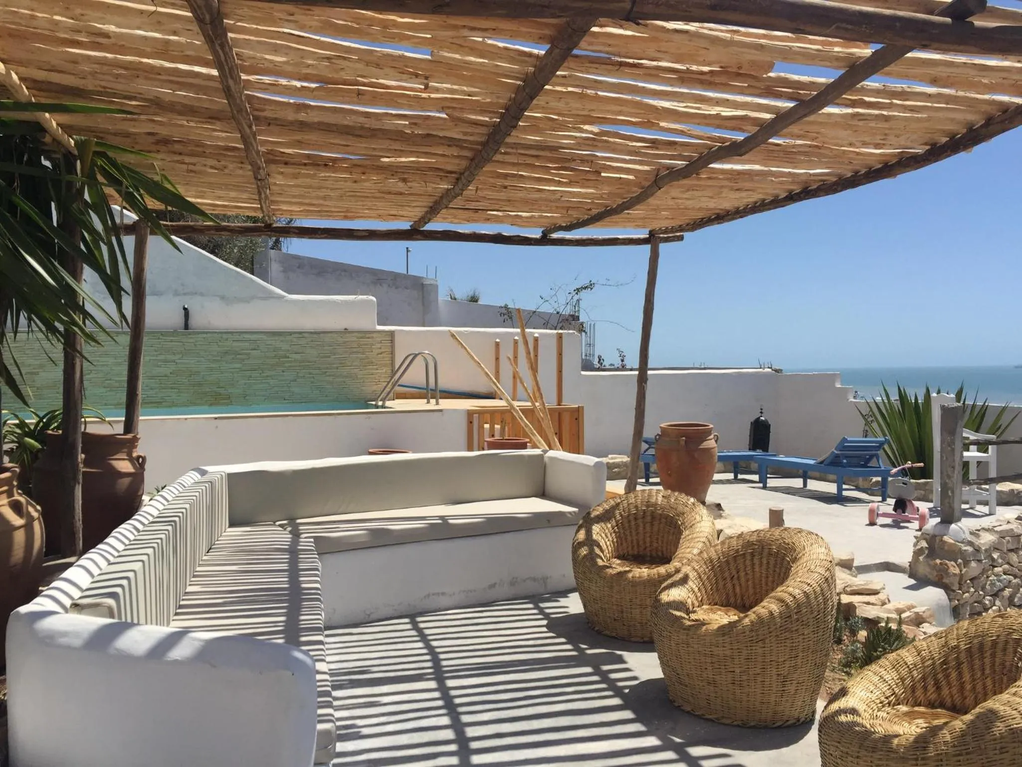 Patio in Villa Jardin De l'Ocean