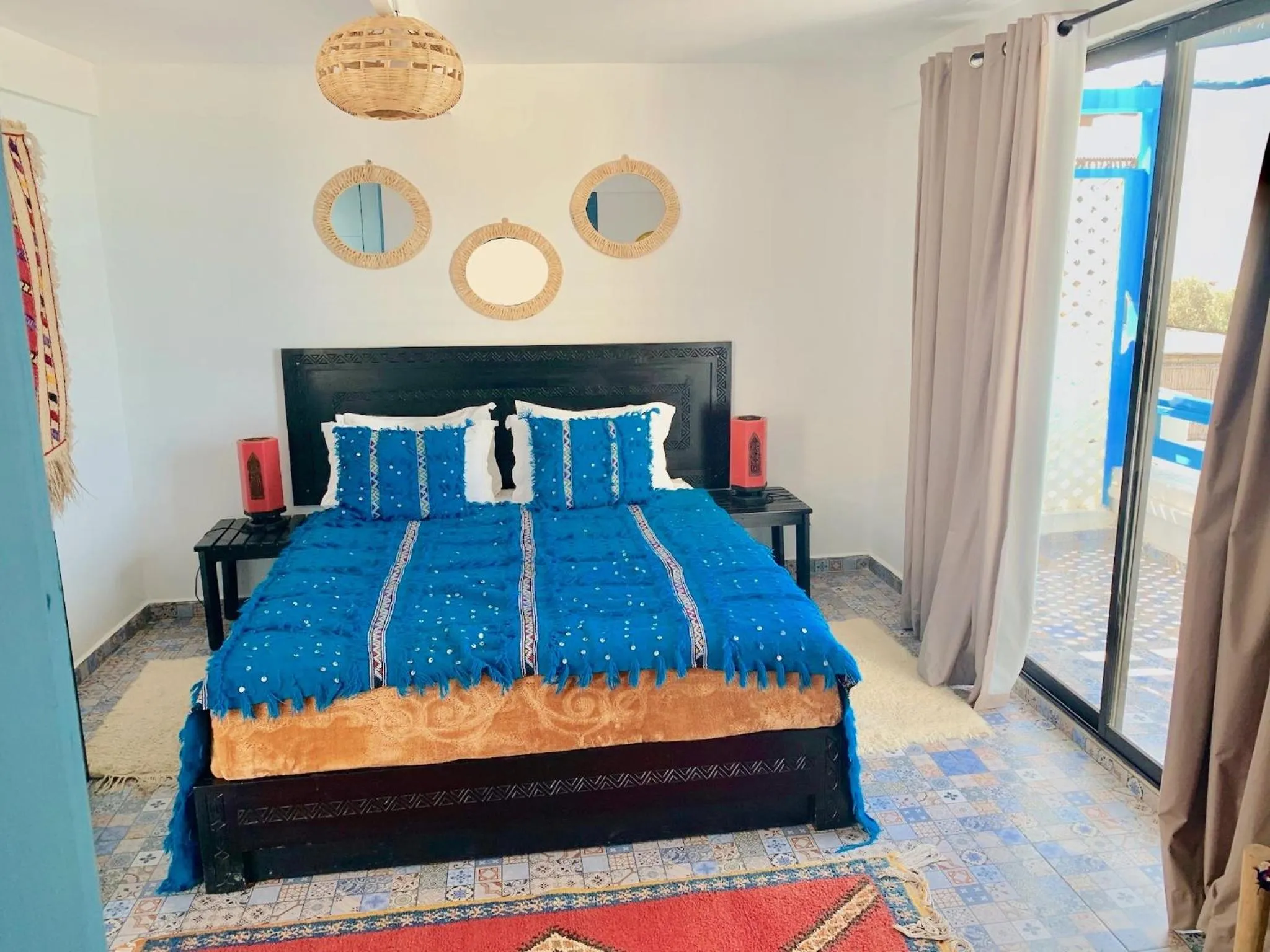 Balcony/Terrace, Bed in Villa Jardin De l'Ocean