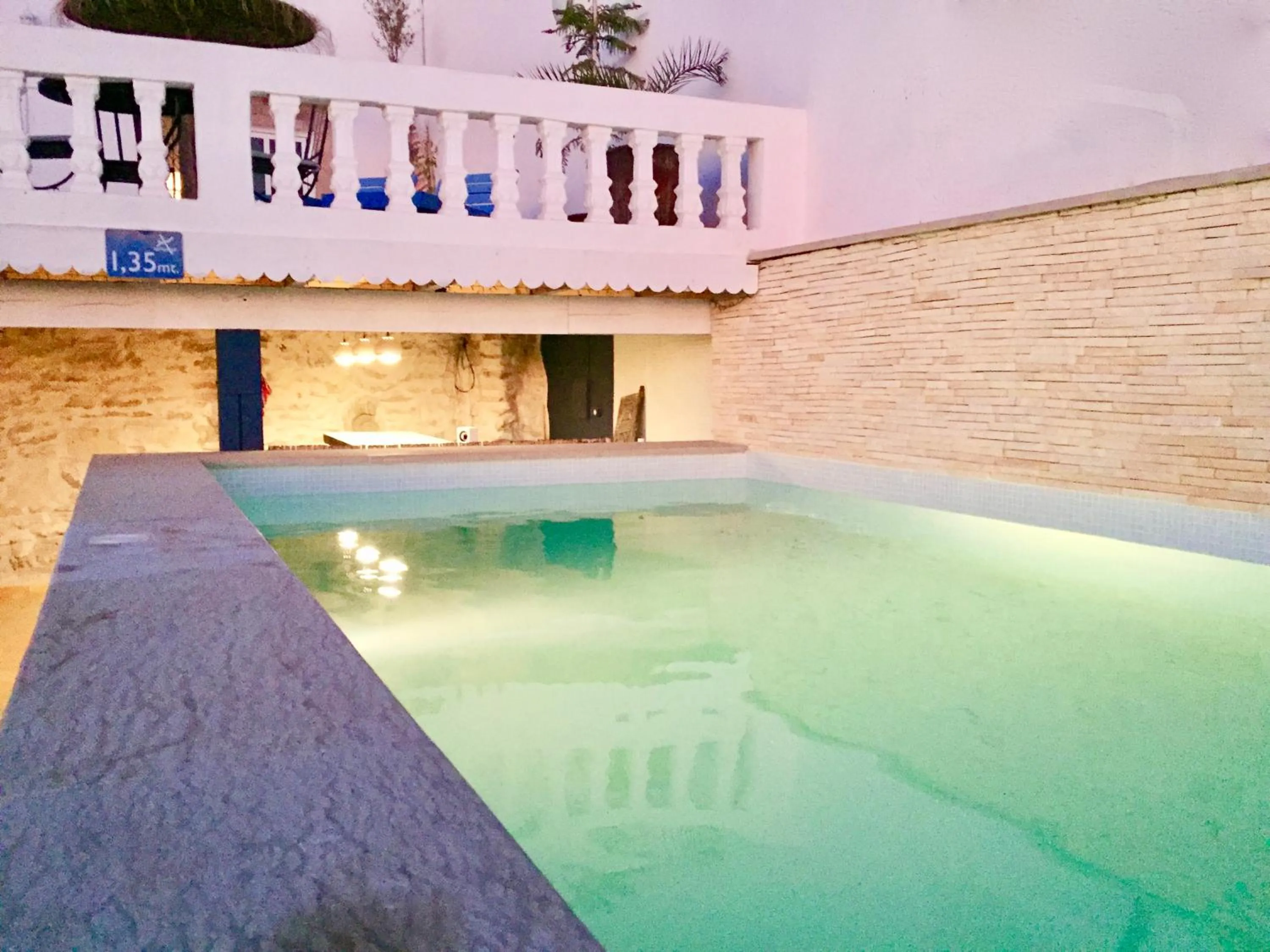 Hot Tub in Villa Jardin De l'Ocean