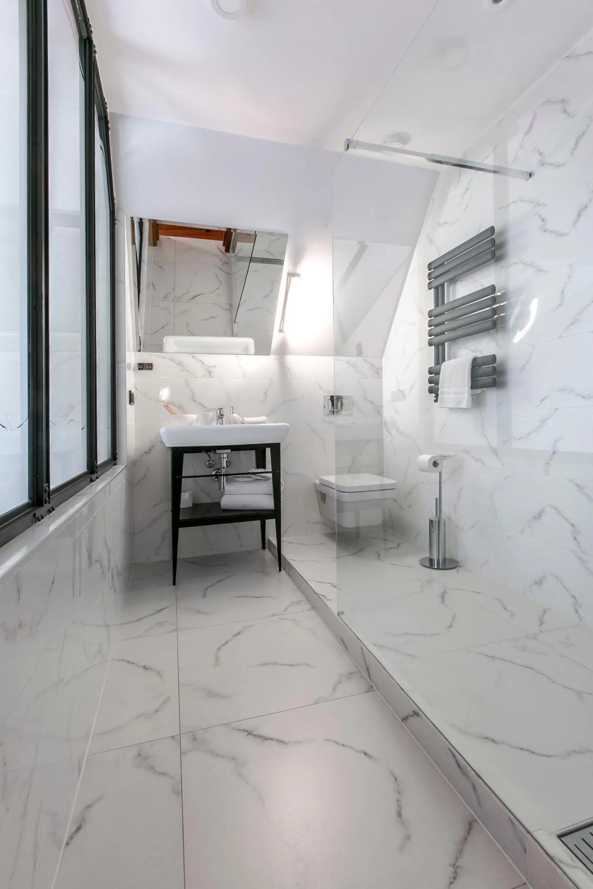 Bathroom, Bed in Apartamenty Chleb i Wino