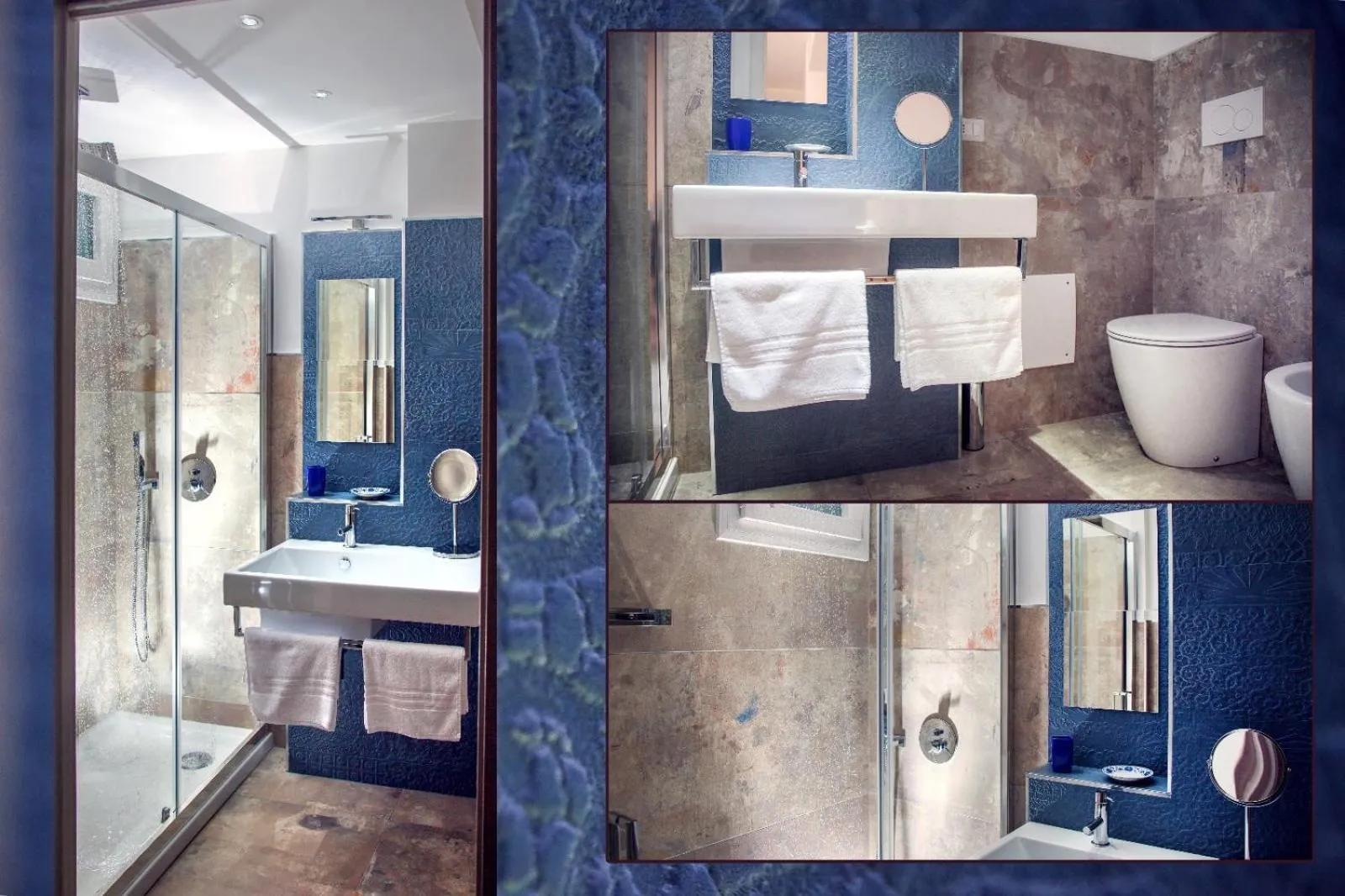 Bathroom, Bed in Le Sinfonie Rooms