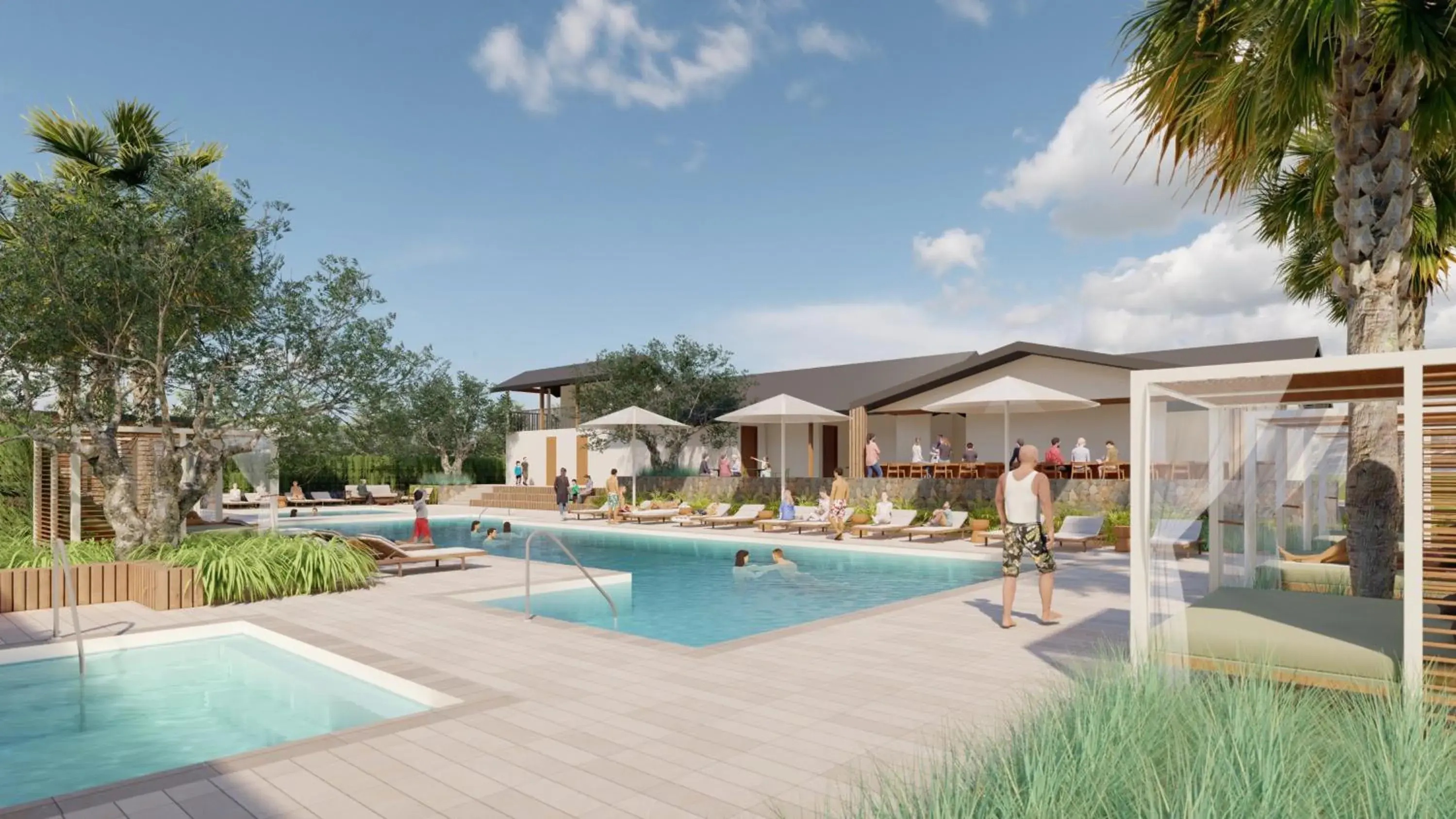 Swimming pool in Guesthouse Hotel at La Valle Swimming pool in Guesthouse Hotel at La Valle