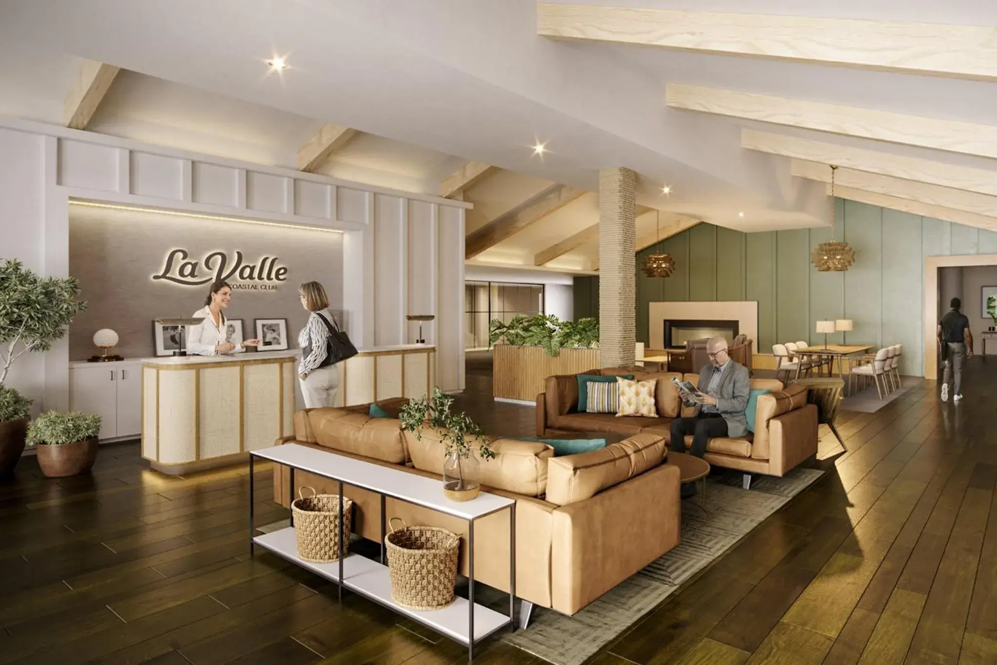 Lobby or reception in Guesthouse Hotel at La Valle Lobby or reception in Guesthouse Hotel at La Valle