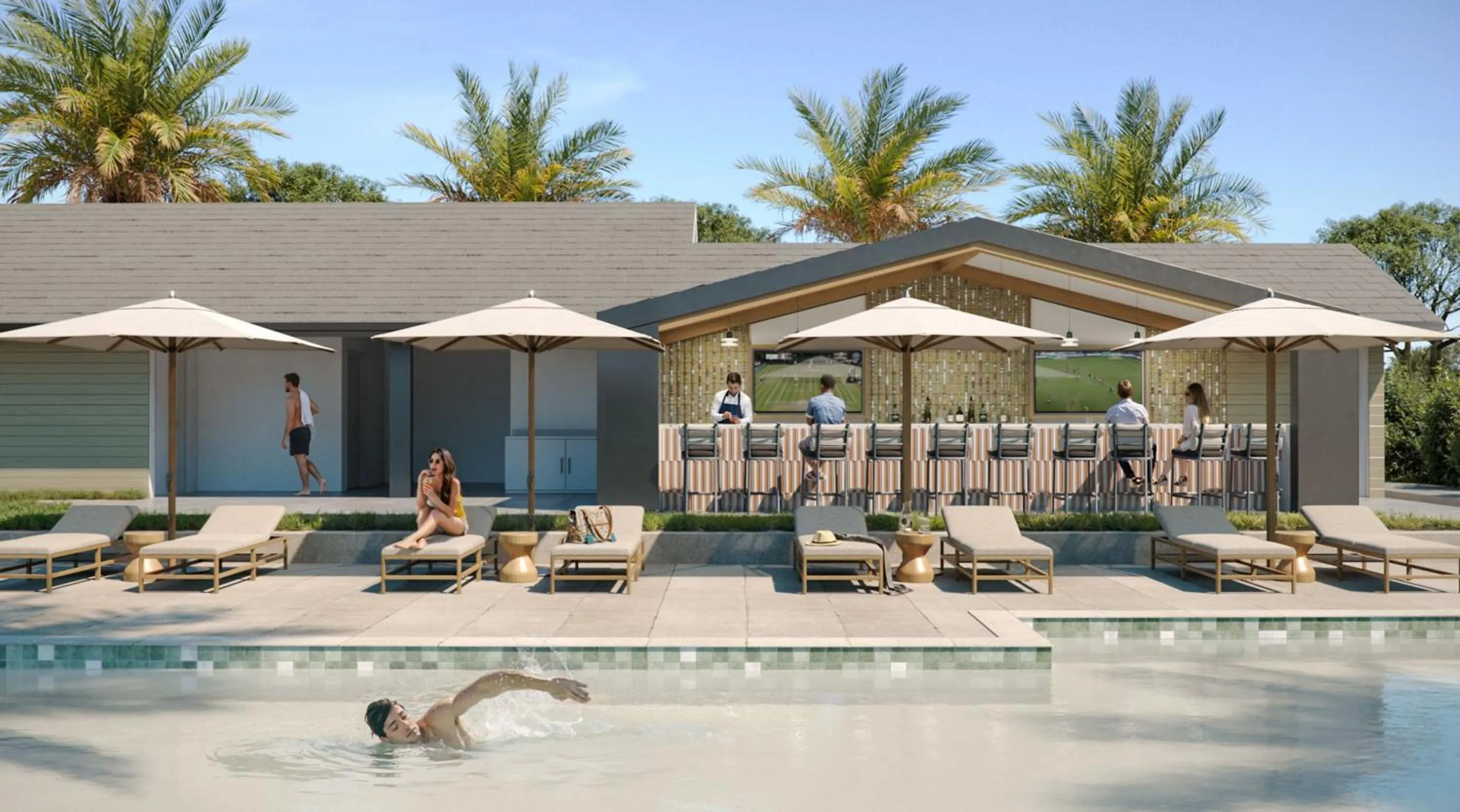 Pool view in Guesthouse, Hotel at La Valle