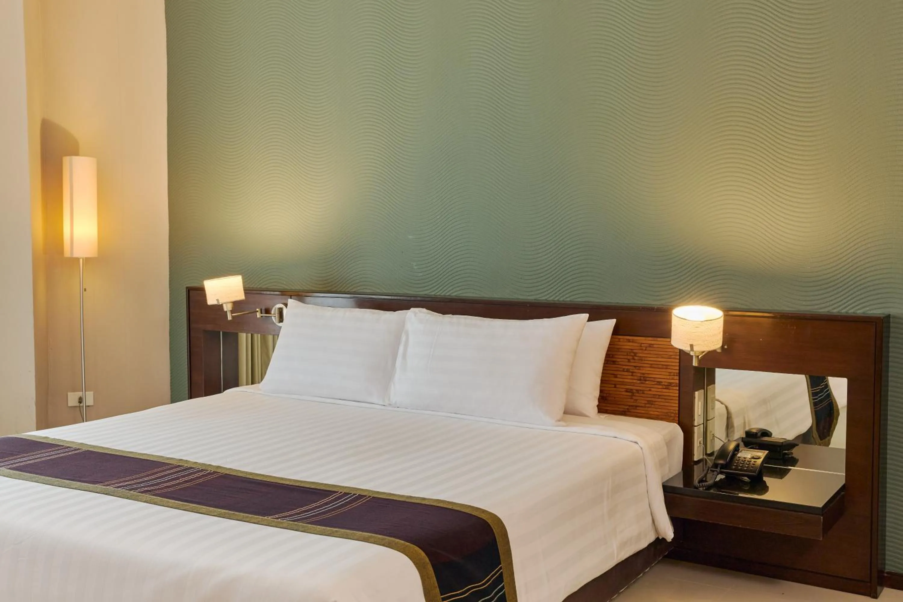 Bed in Tara Mantra Cha-Am Resort