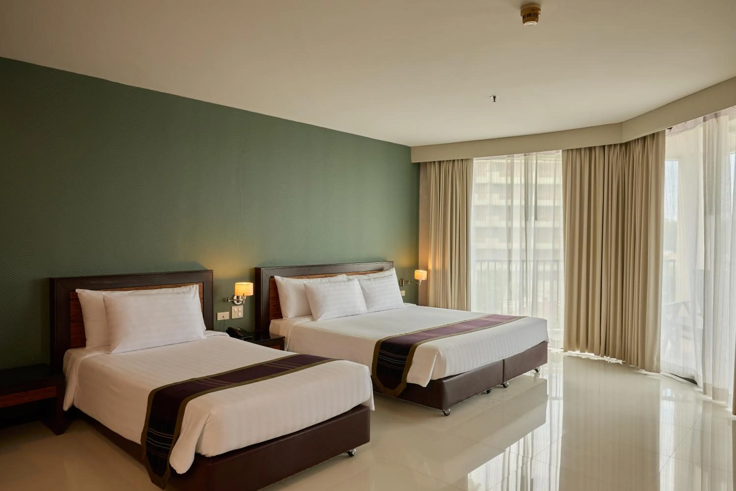 Bed in Tara Mantra Cha-Am Resort