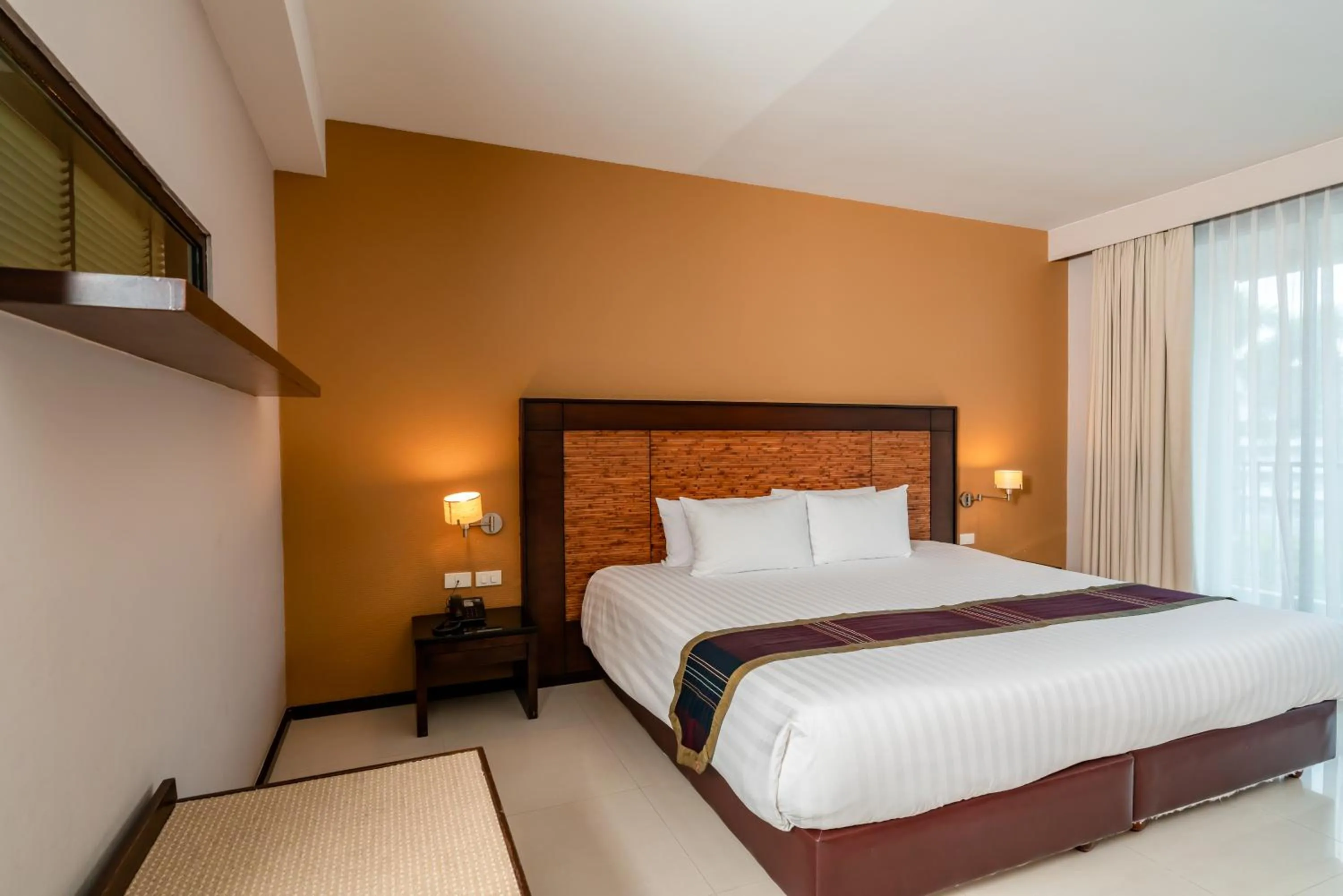 Bed in Tara Mantra Cha-Am Resort