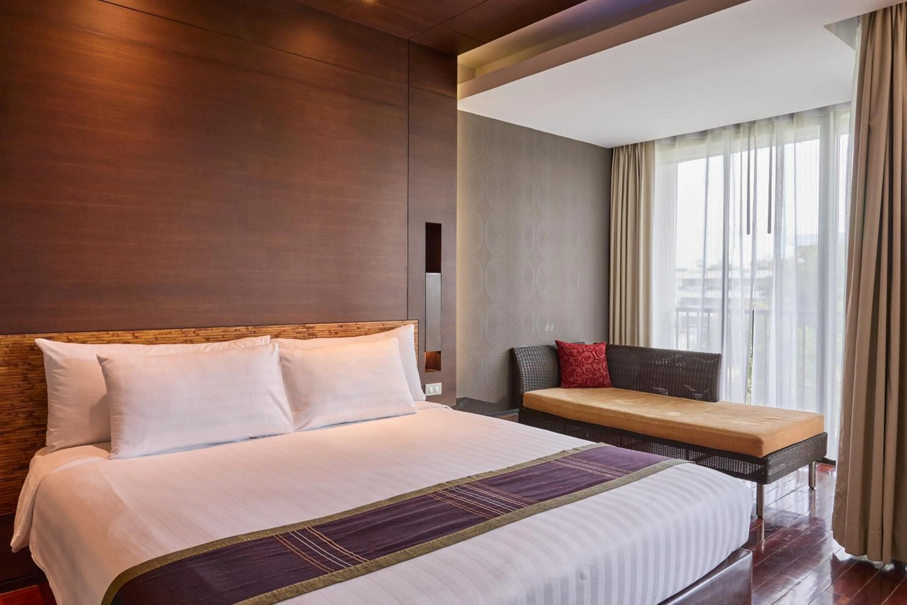 Bed in Tara Mantra Cha-Am Resort