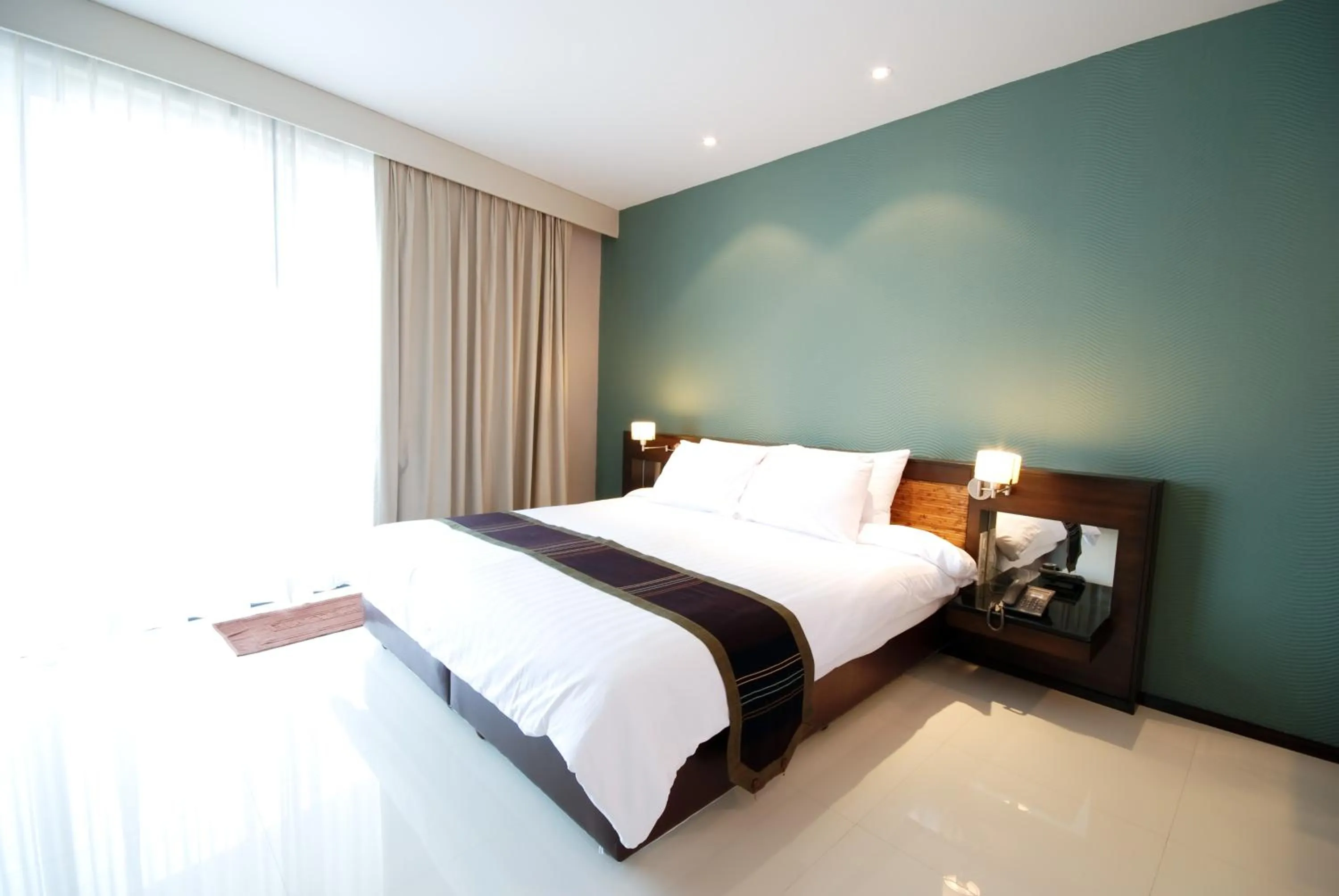 Bed in Tara Mantra Cha-Am Resort