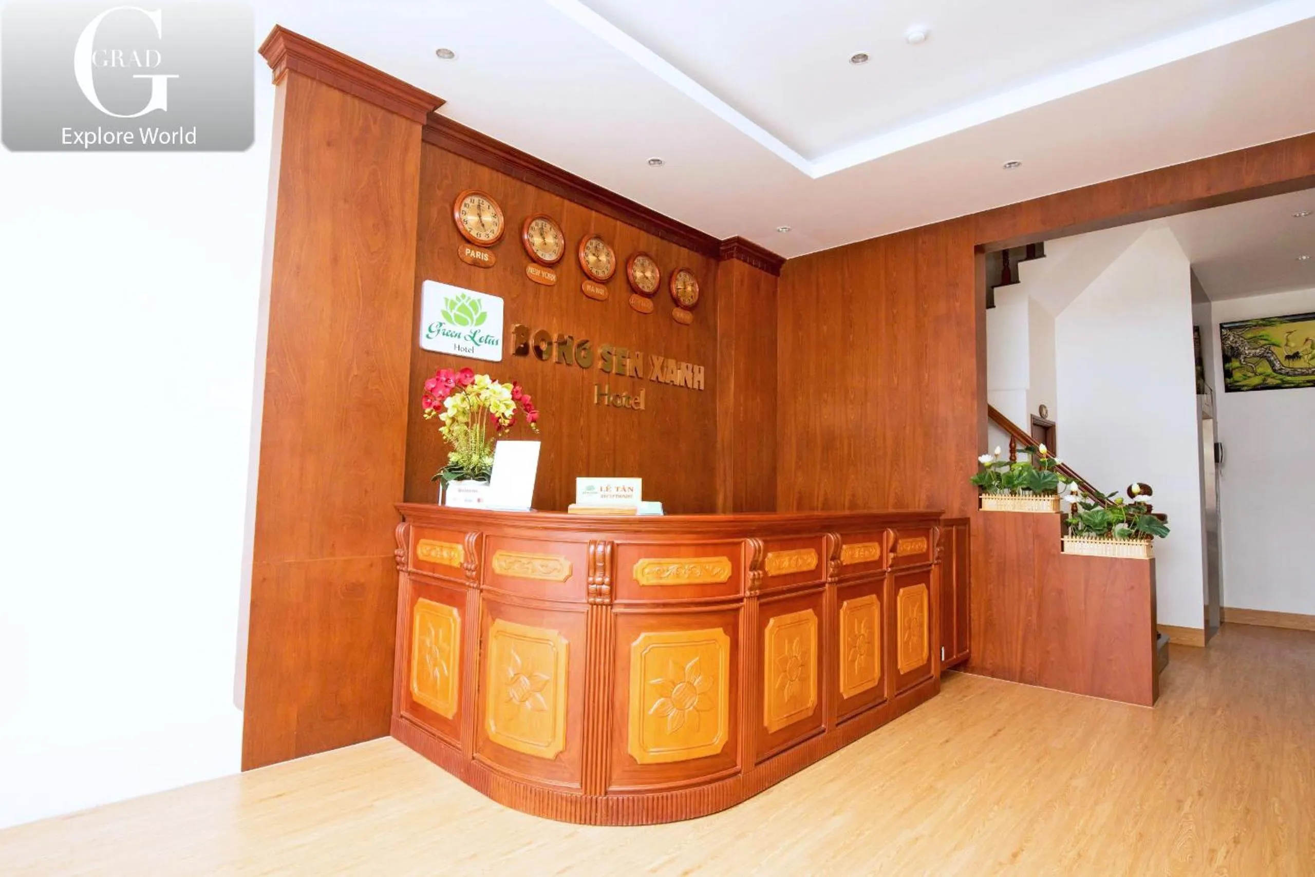 Lobby or reception in Bong Sen Xanh Hotel