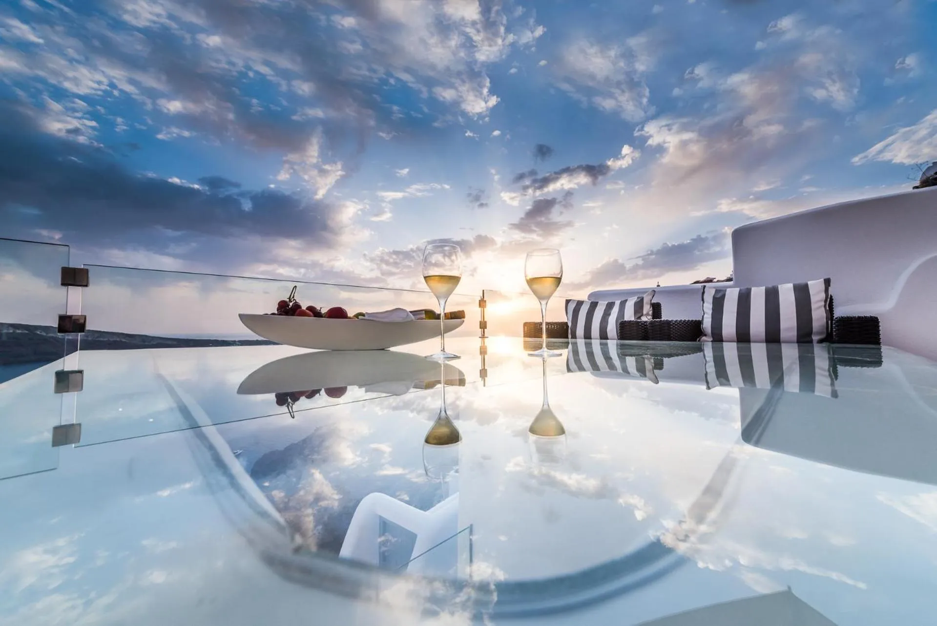 View (from property/room) in Hyperion Oia Suites