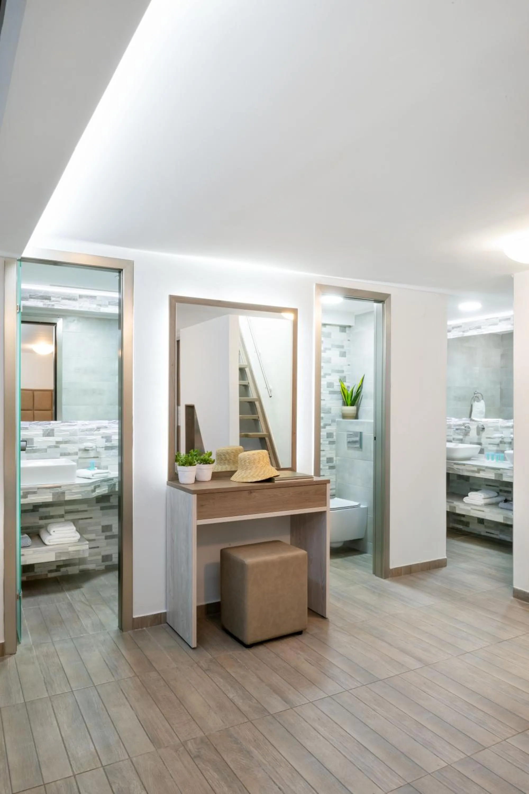 Bed in Hotel Sirines Complex