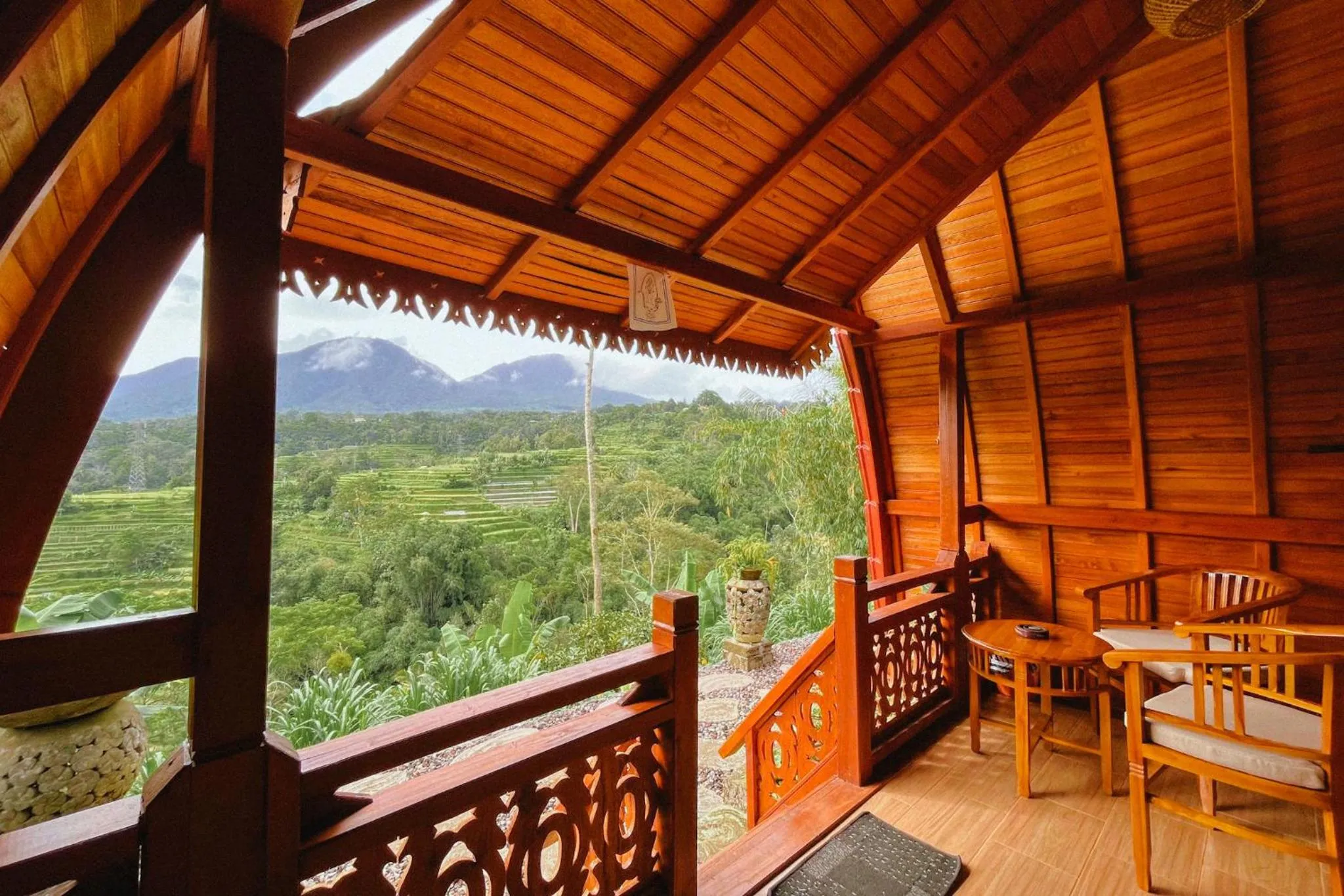 Balcony/Terrace in Pondok Nyoman Bedugul by AGATA