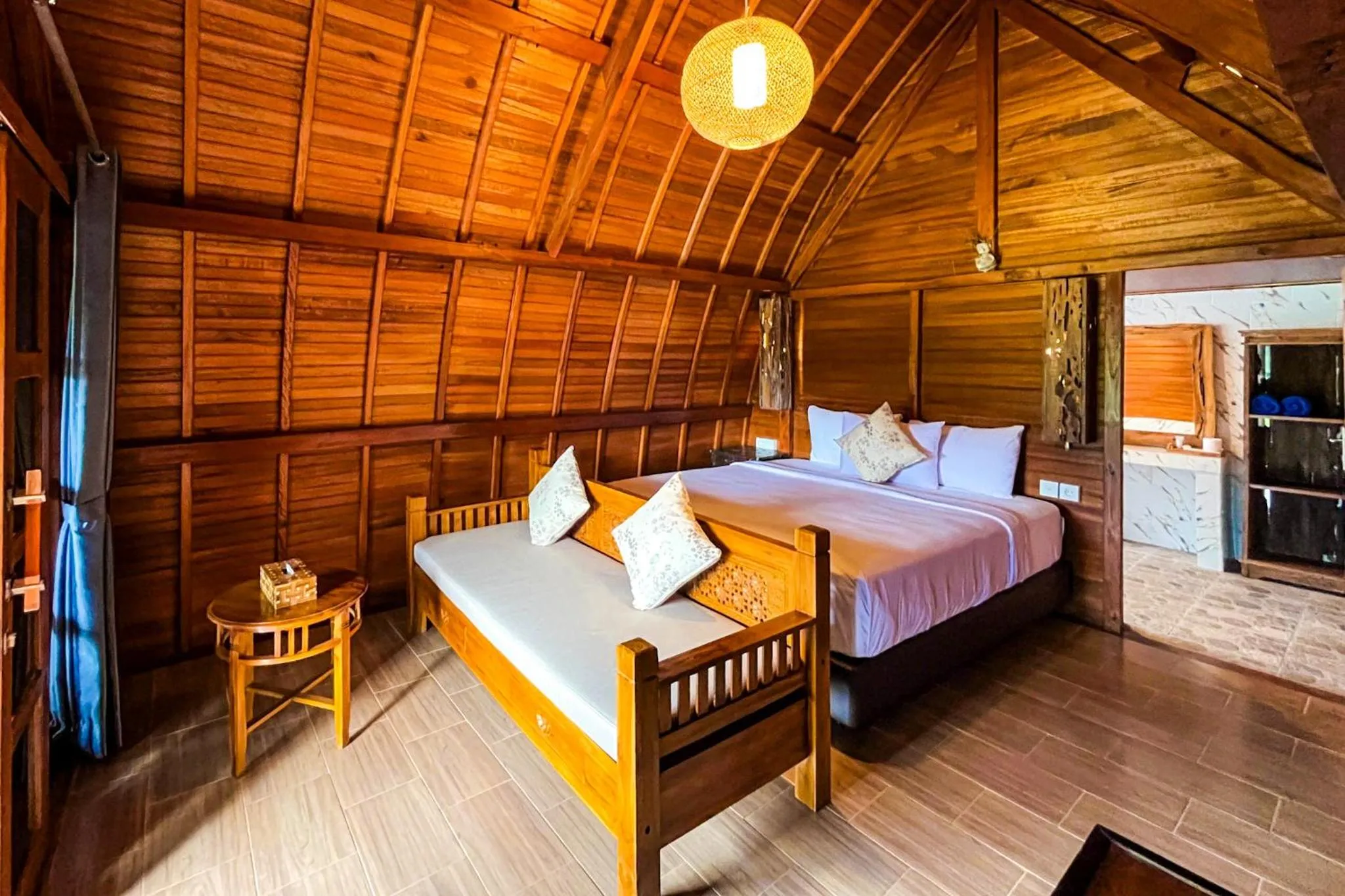 Bed in Pondok Nyoman Bedugul by AGATA