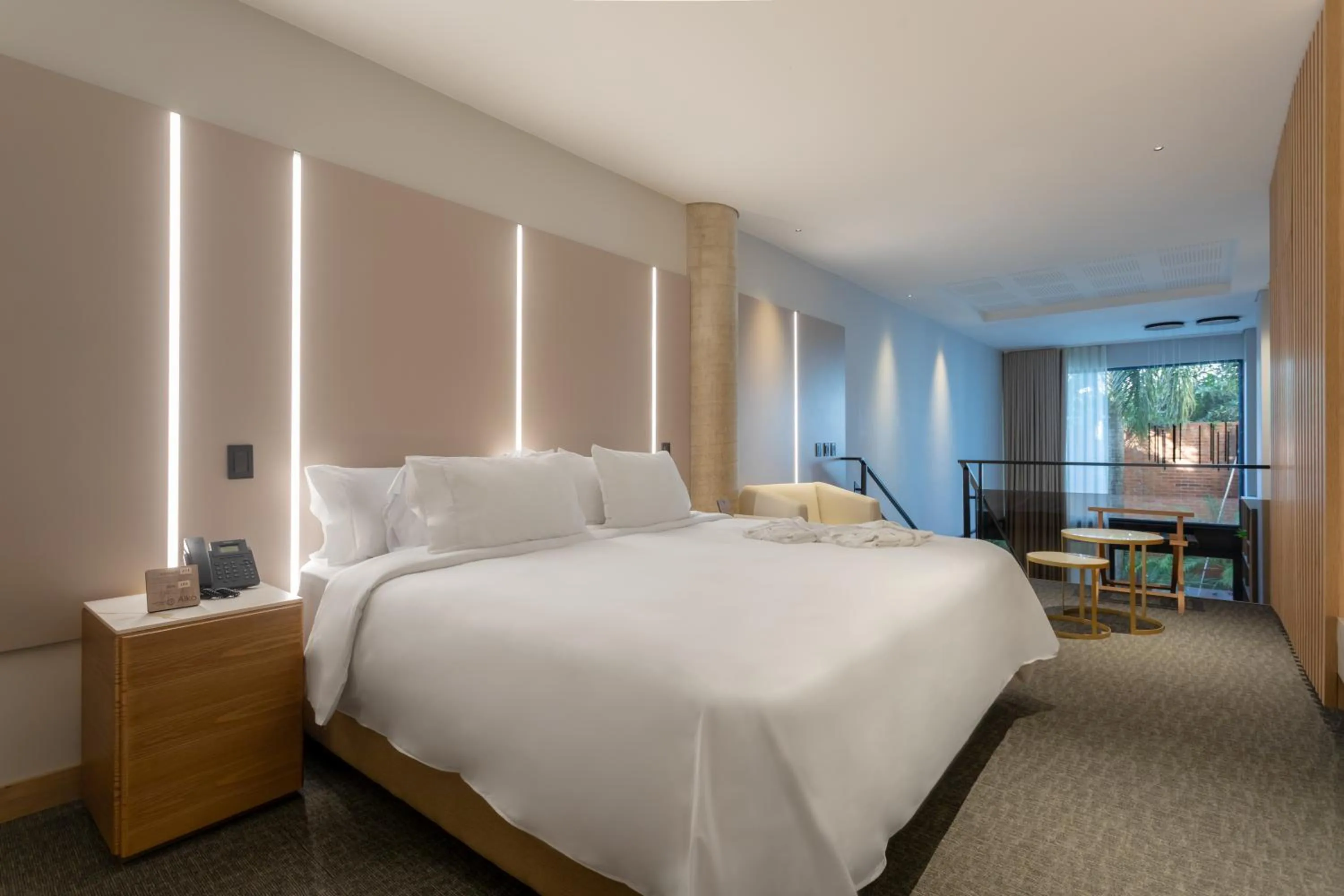 Bed in Alko Hotel Integrado