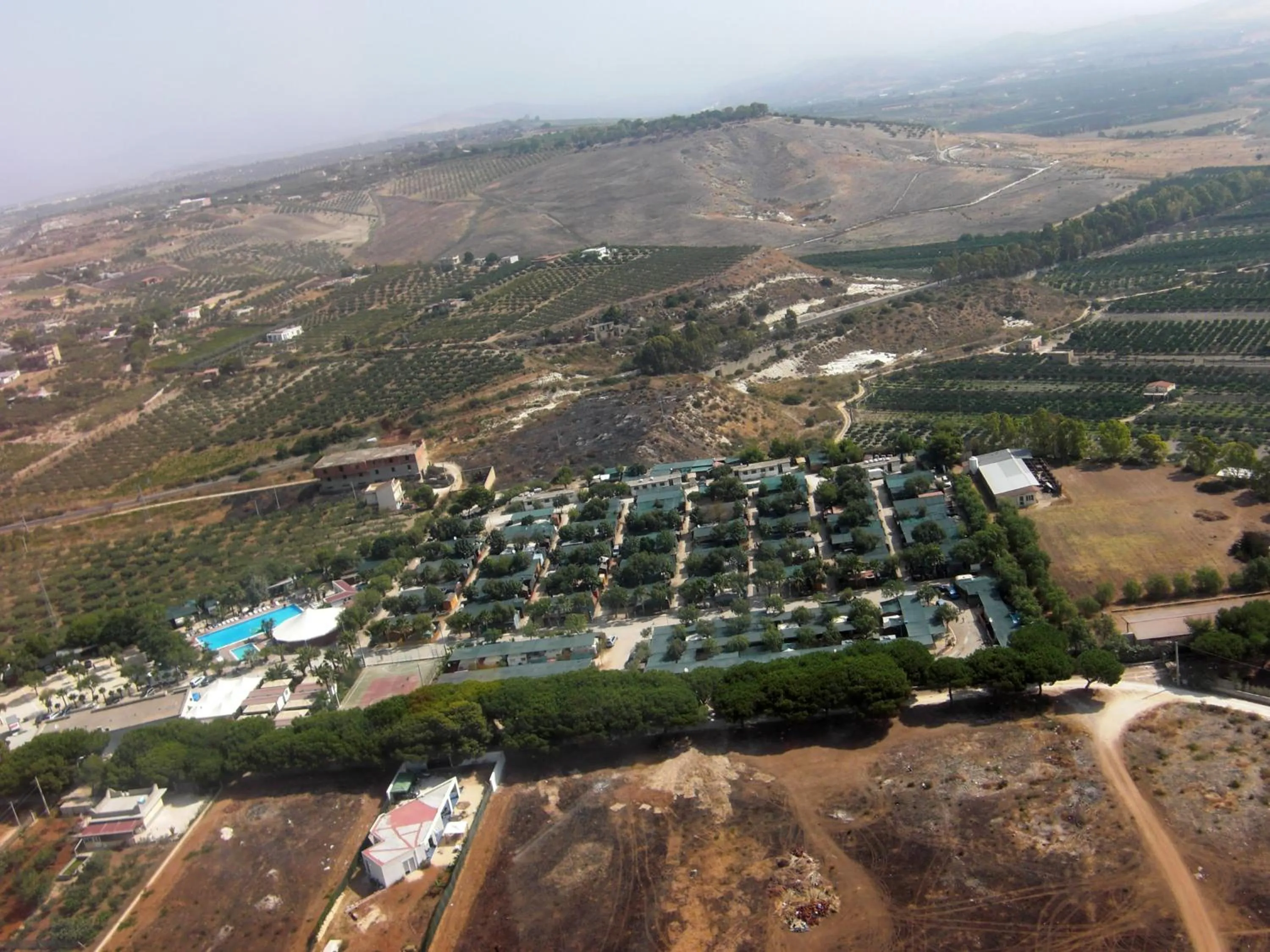 Bird's eye view in Kamemi Village & Camping