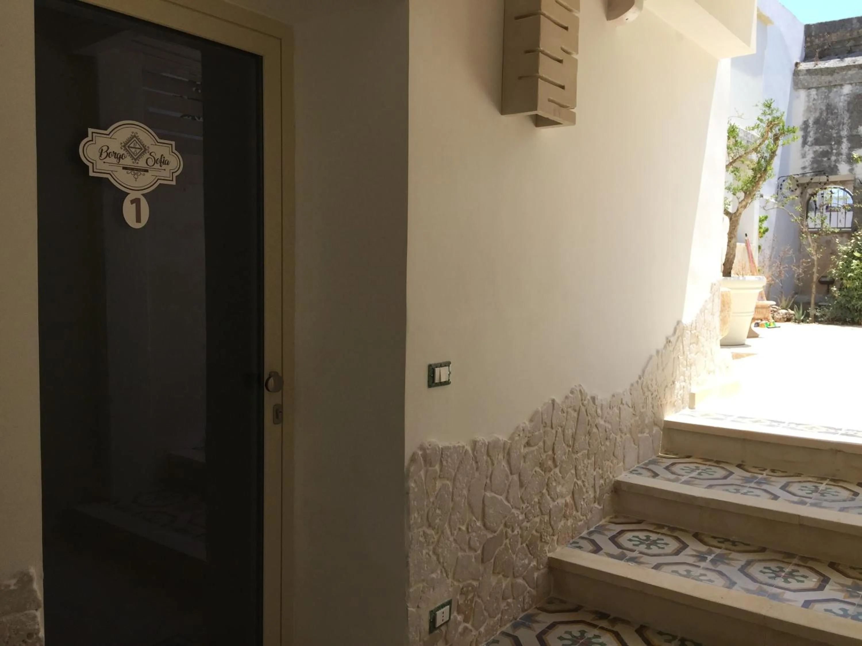 Garden in Borgo Sofia Bed and Breakfast