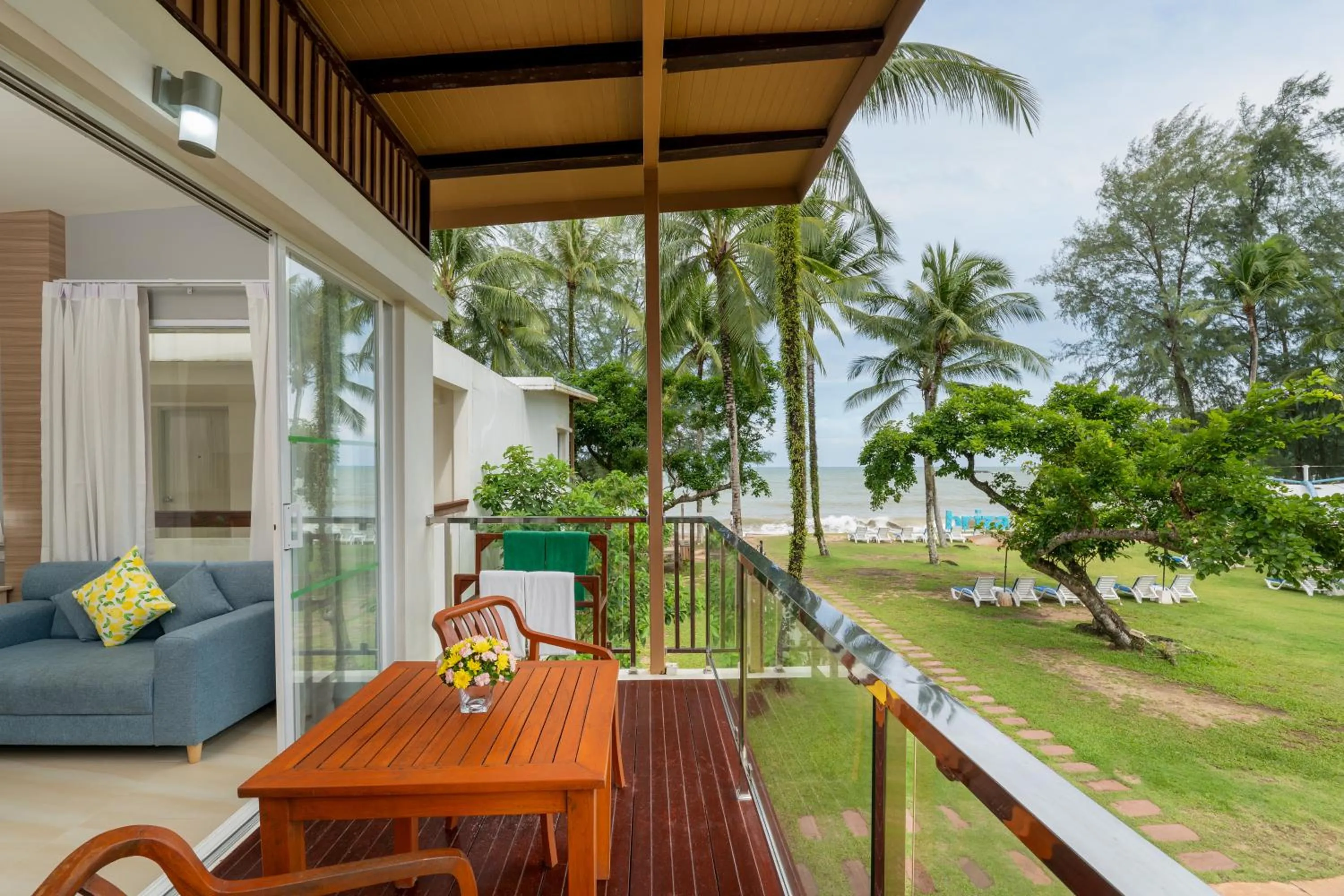 Balcony/Terrace in The Briza Beach Resort, Khao Lak SHA Extra Plus