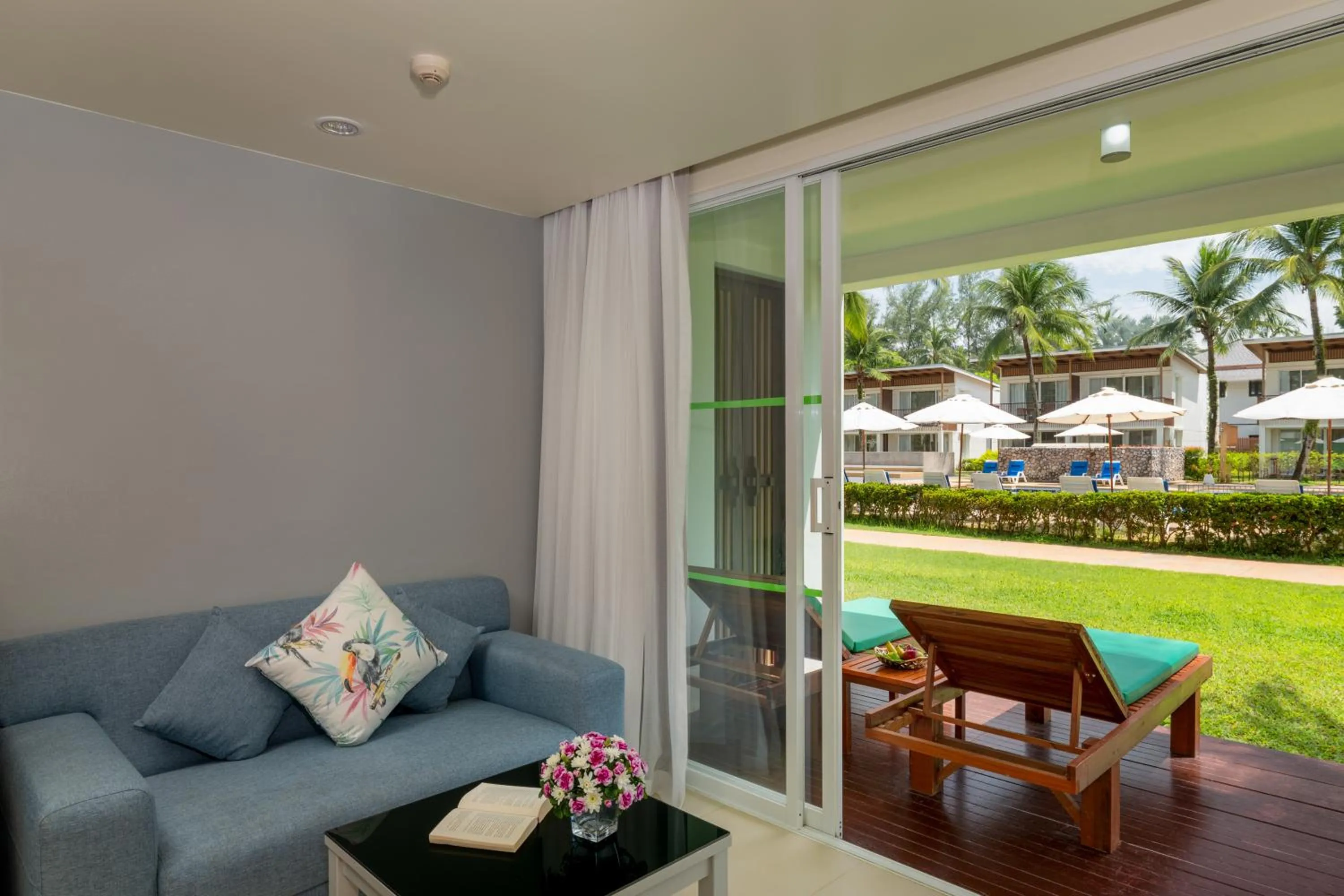 Balcony/Terrace in The Briza Beach Resort, Khao Lak SHA Extra Plus