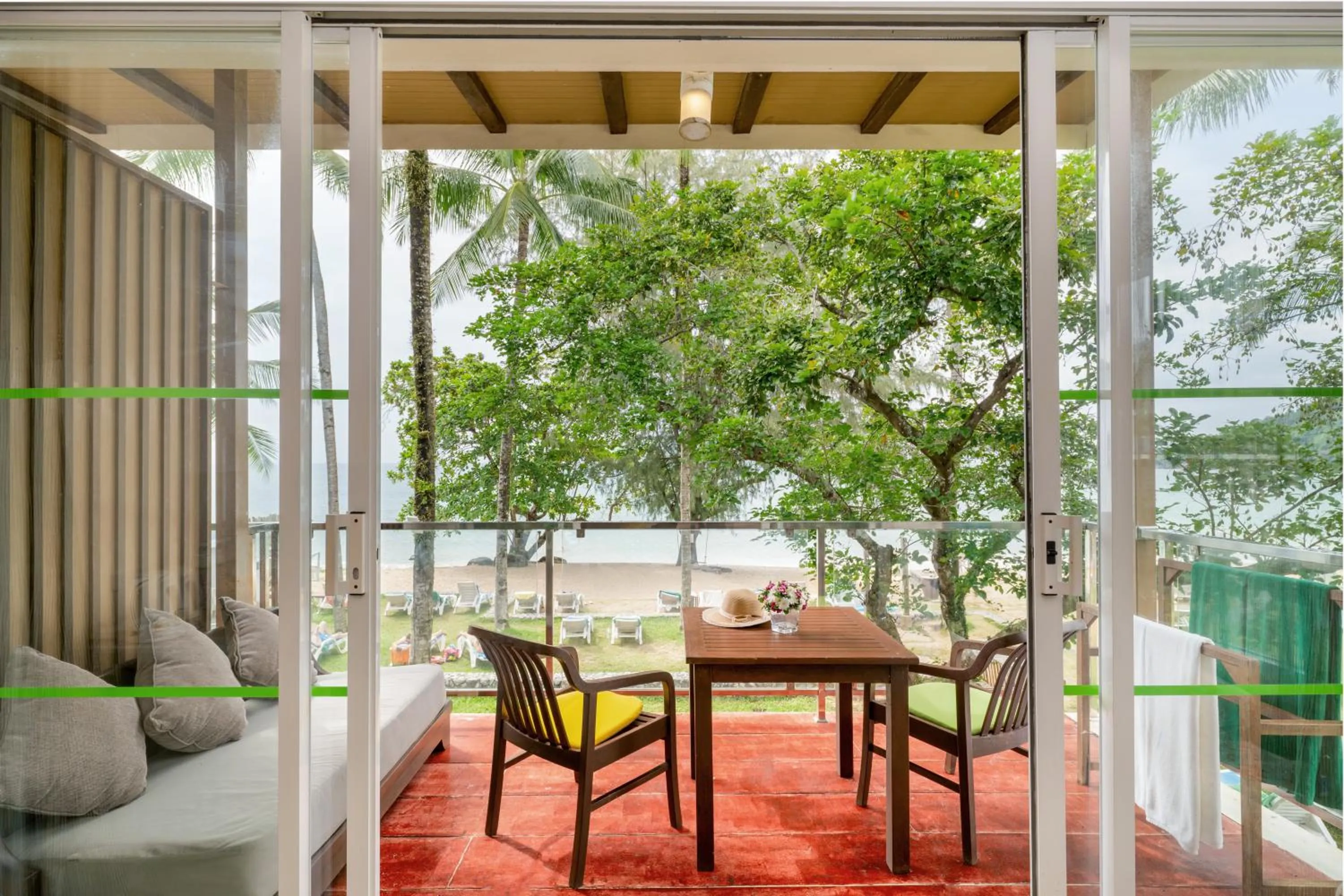 Balcony/Terrace in The Briza Beach Resort, Khao Lak SHA Extra Plus