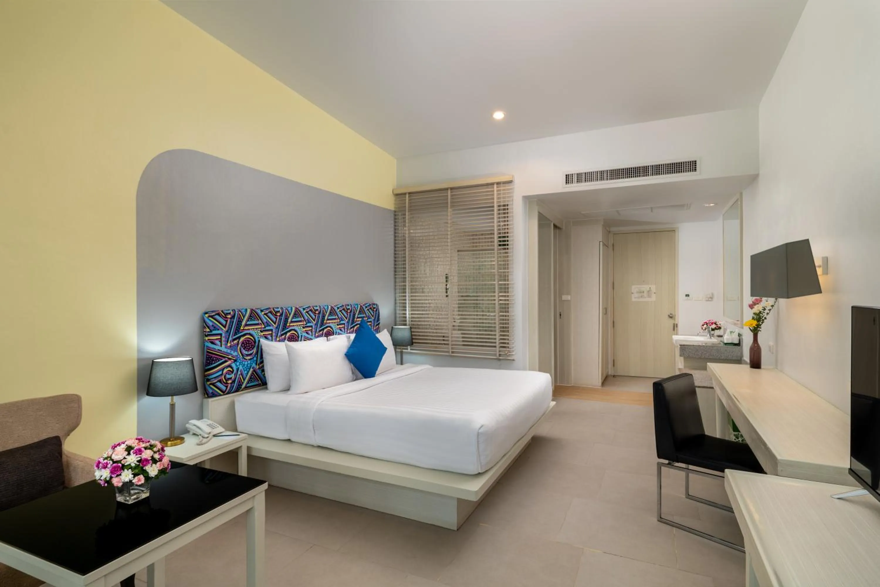 Bed in The Briza Beach Resort, Khao Lak SHA Extra Plus