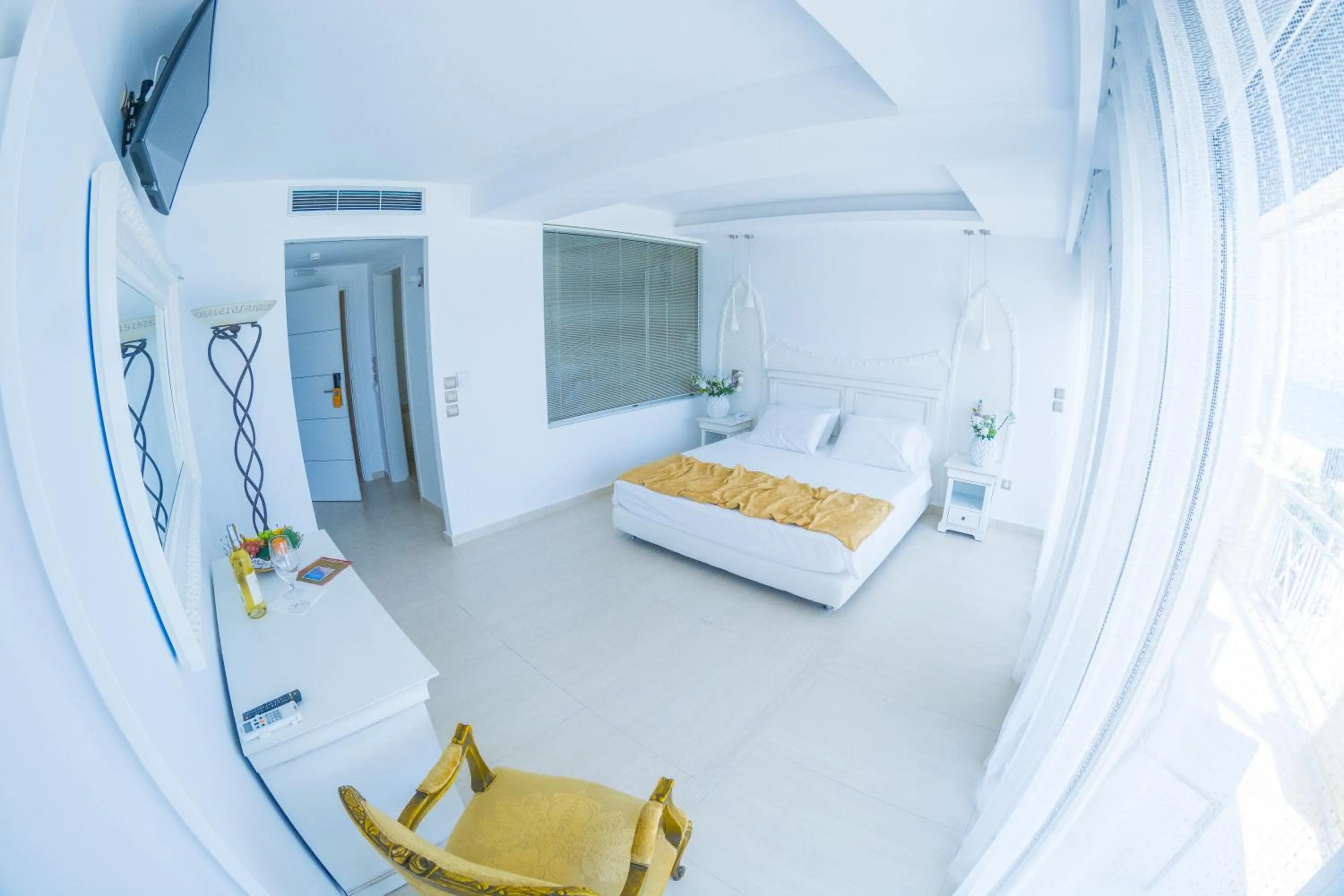 Bedroom in Hydrele Beach Hotel & Village