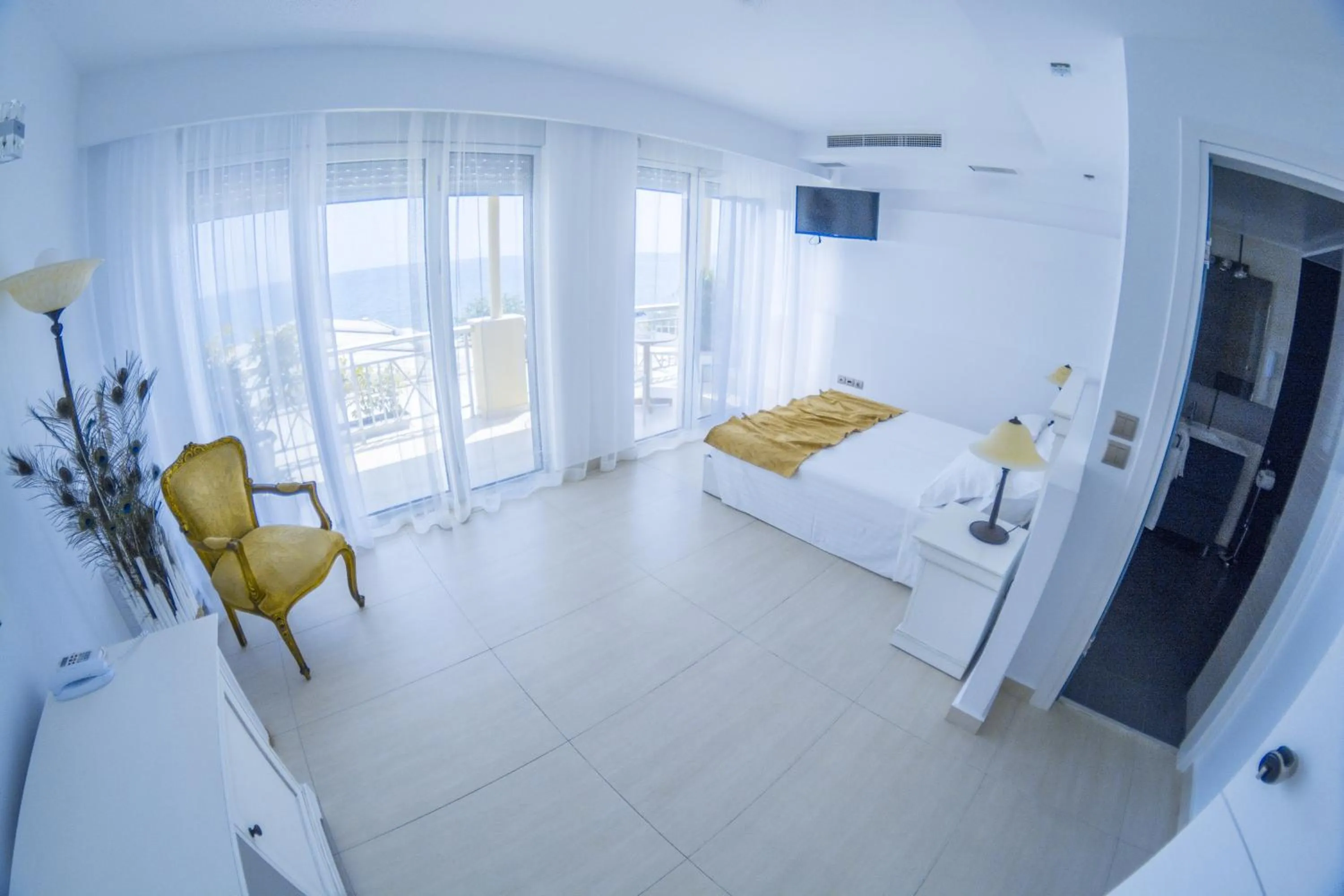 Bedroom in Hydrele Beach Hotel & Village