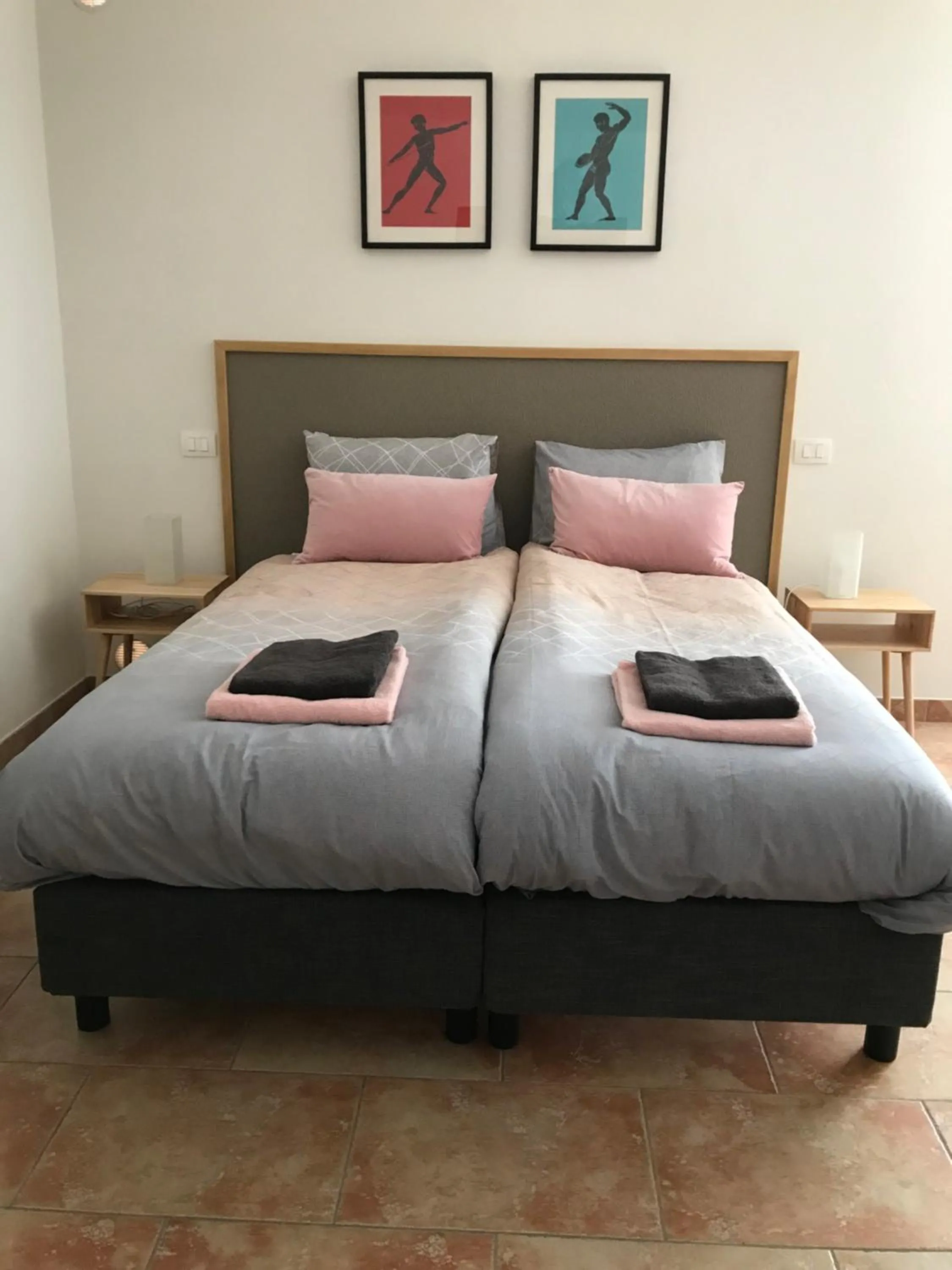 Bed in Villa Roccaccia