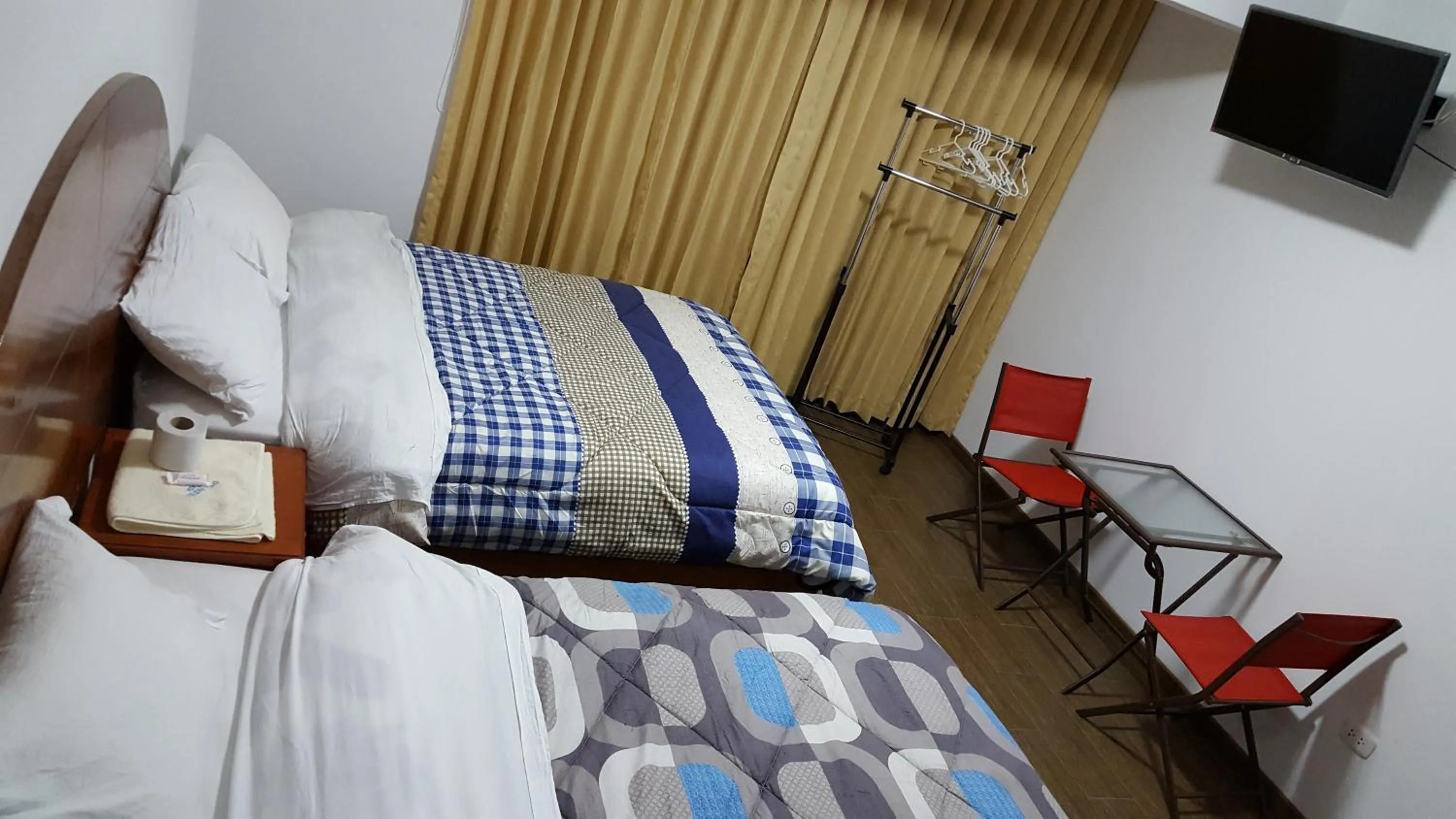 Bed in Hotel Shelter