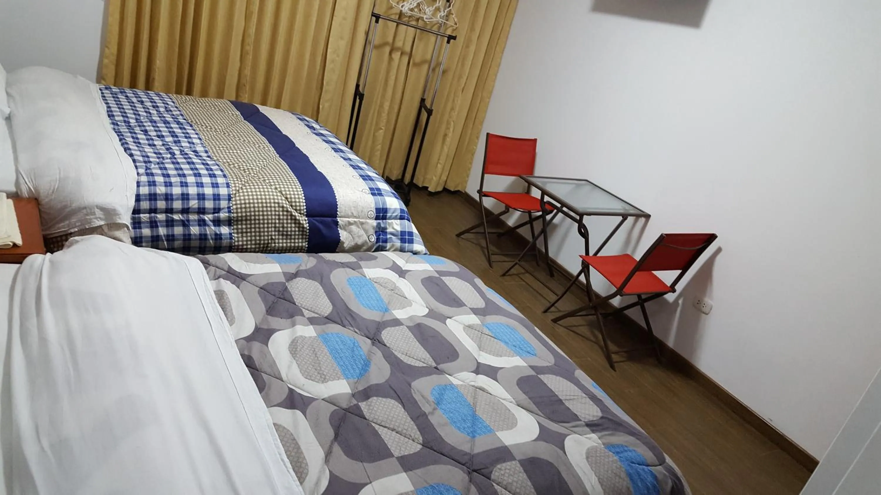 Bed in Hotel Shelter