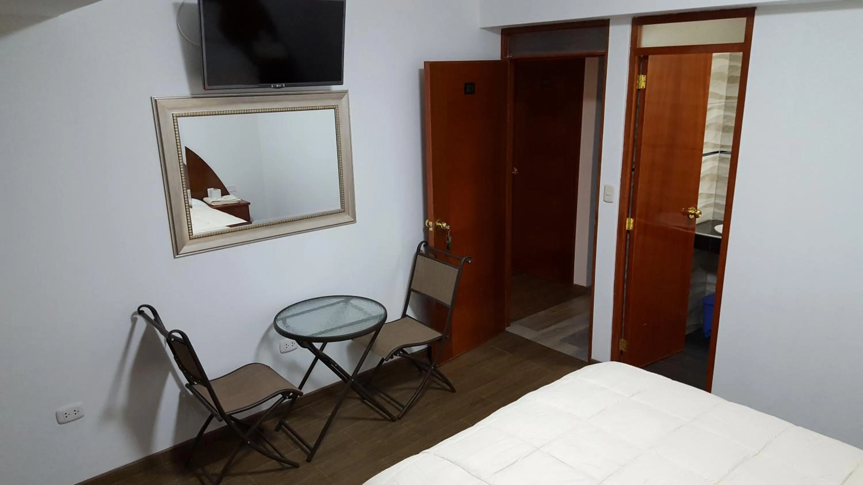 Bed in Hotel Shelter