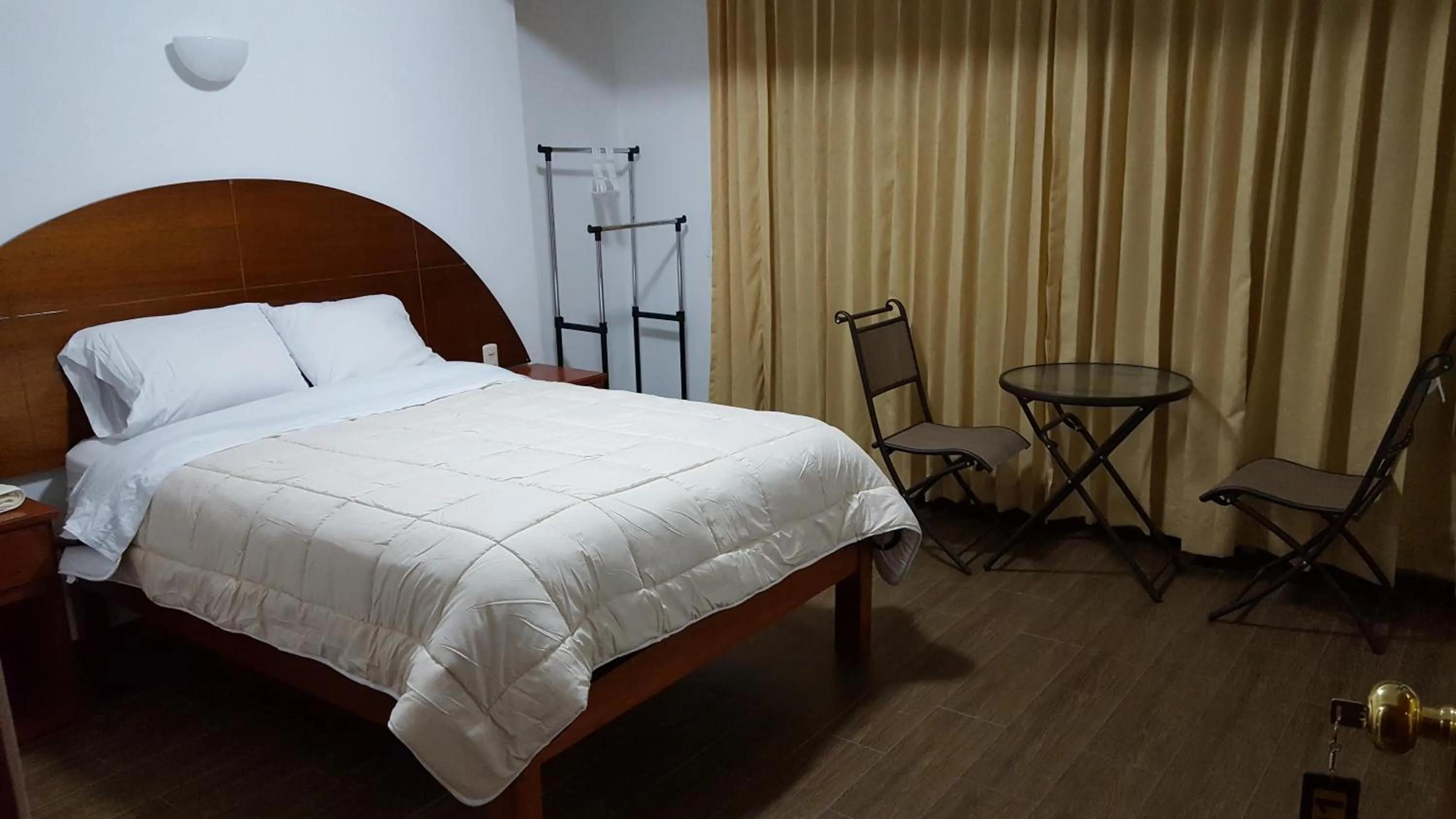 Bed in Hotel Shelter