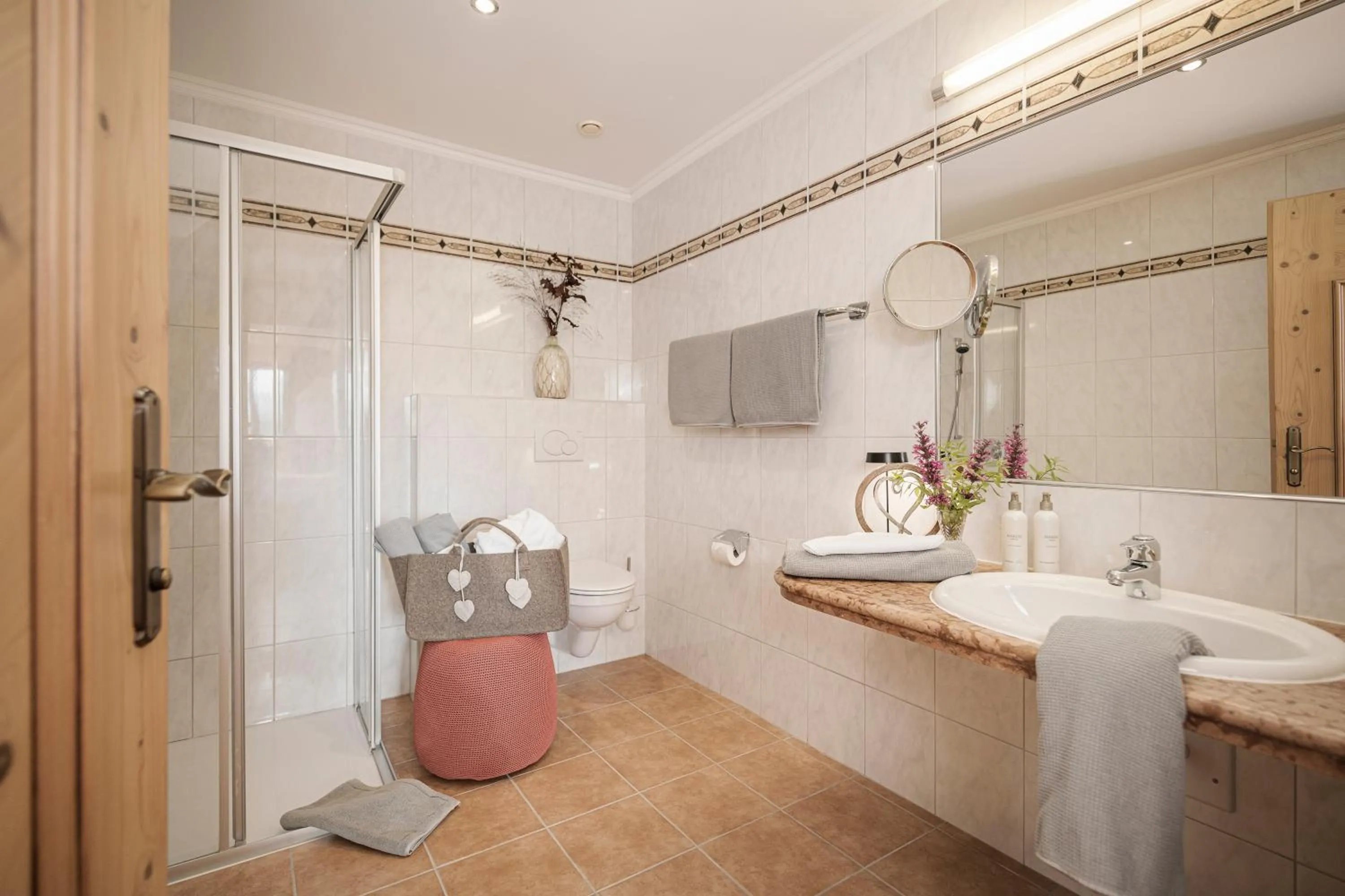 Bathroom in Biohotel Rastbichlhof