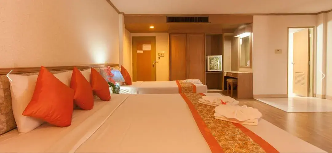 Bed in Takiab Beach Resort Bed in Takiab Beach Resort
