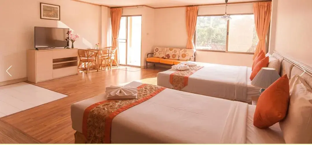 Bed in Takiab Beach Resort Bed in Takiab Beach Resort