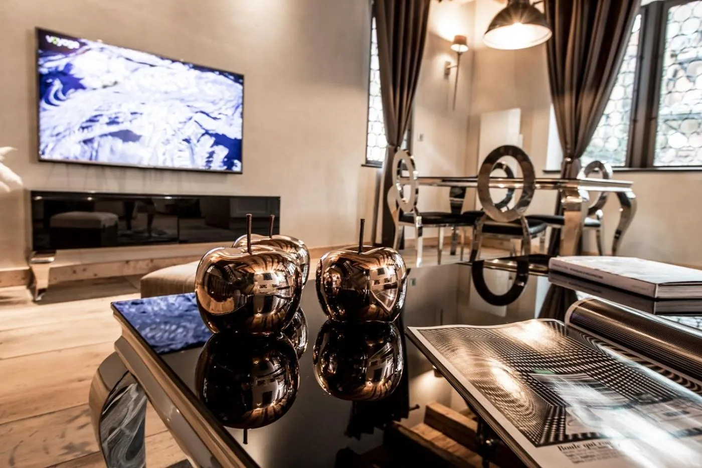 Living room in Le 1615 - Luxe et Spa