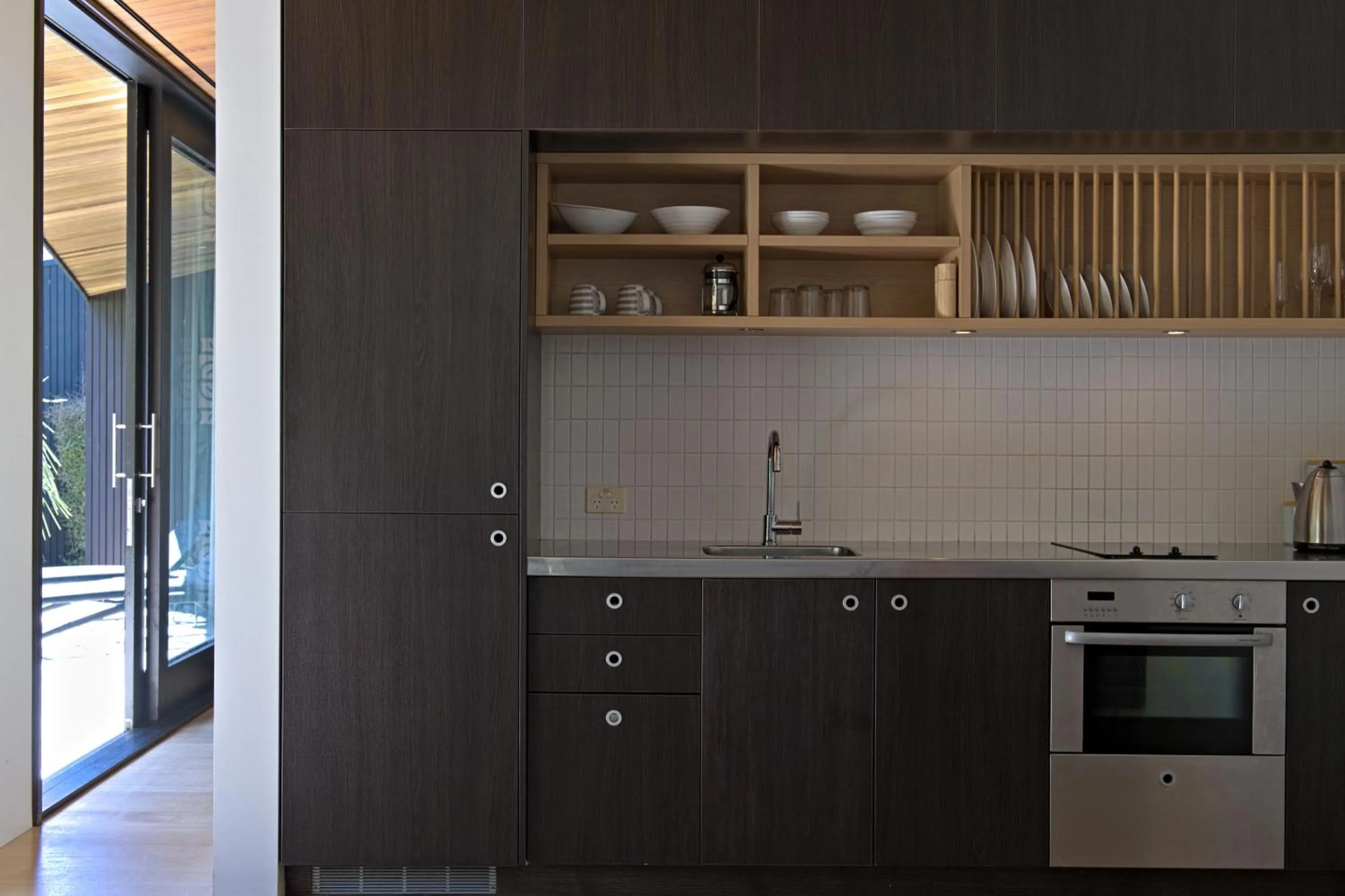 kitchen in Hot Water Beach Bure Wera