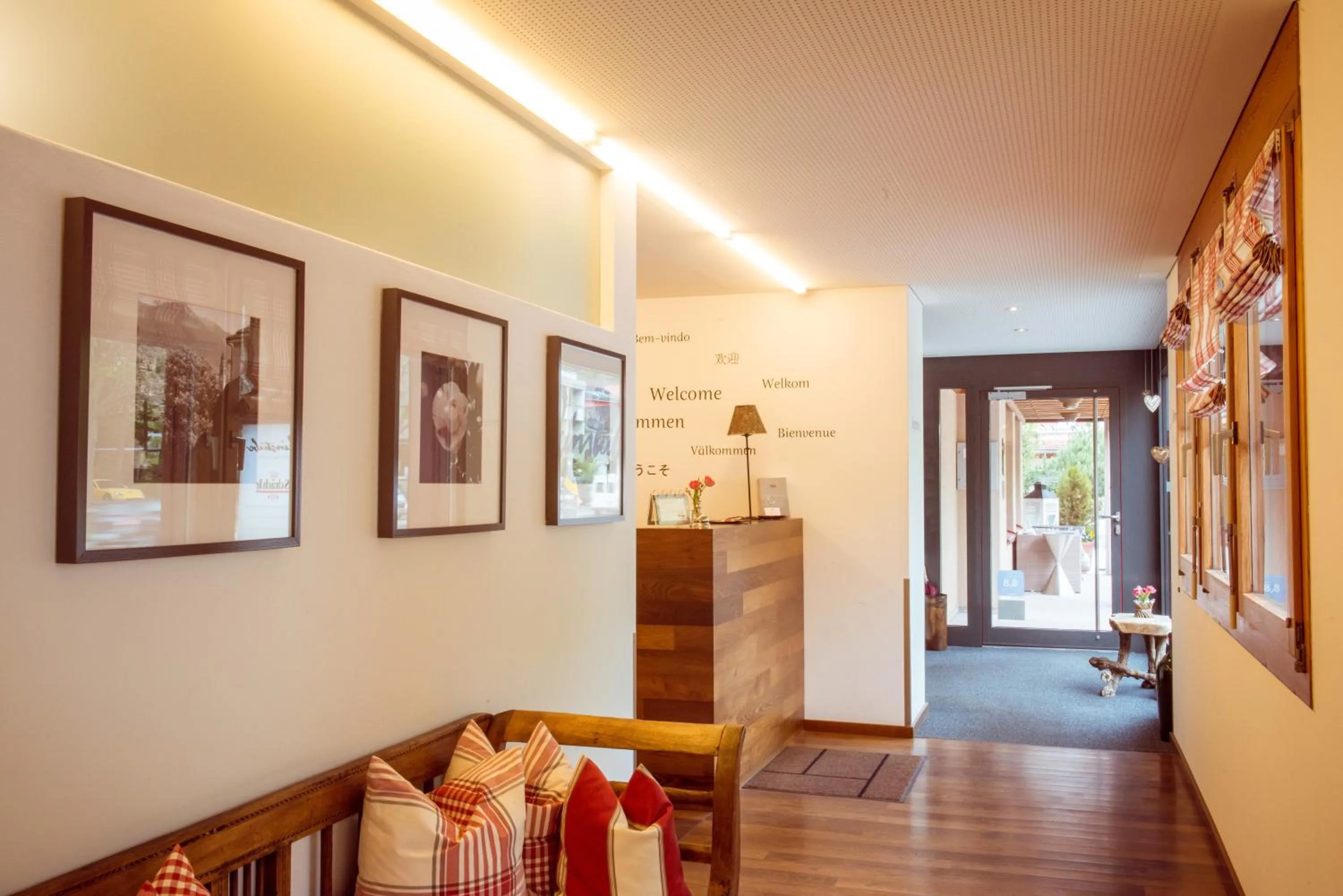 Lobby or reception in Hotel Weinstube