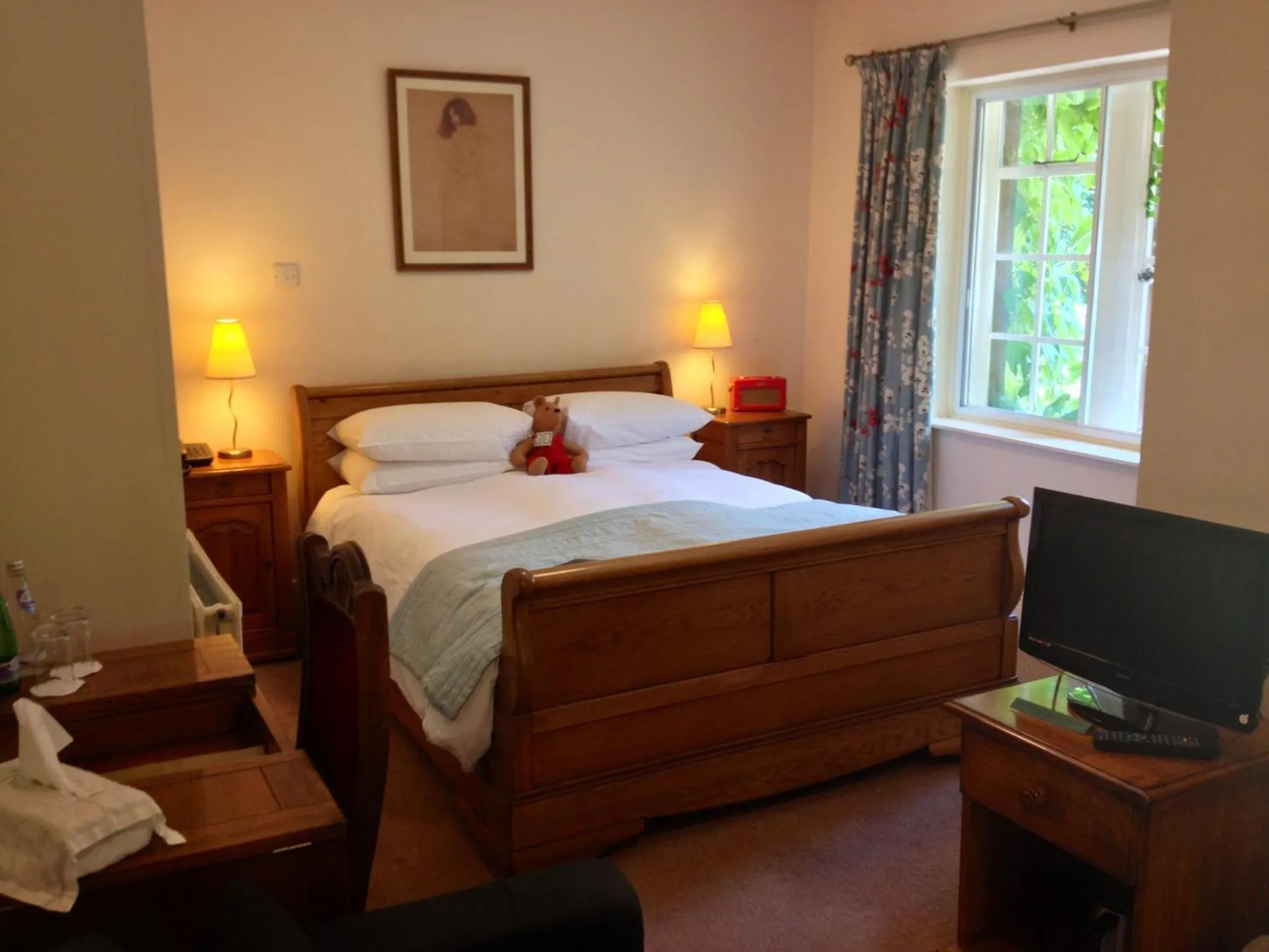 Bedroom, Bed in Trigony Hotel and Garden Spa