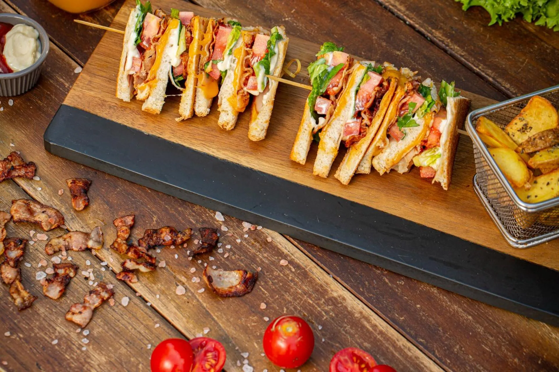 Food close-up in Pavlos Hotel