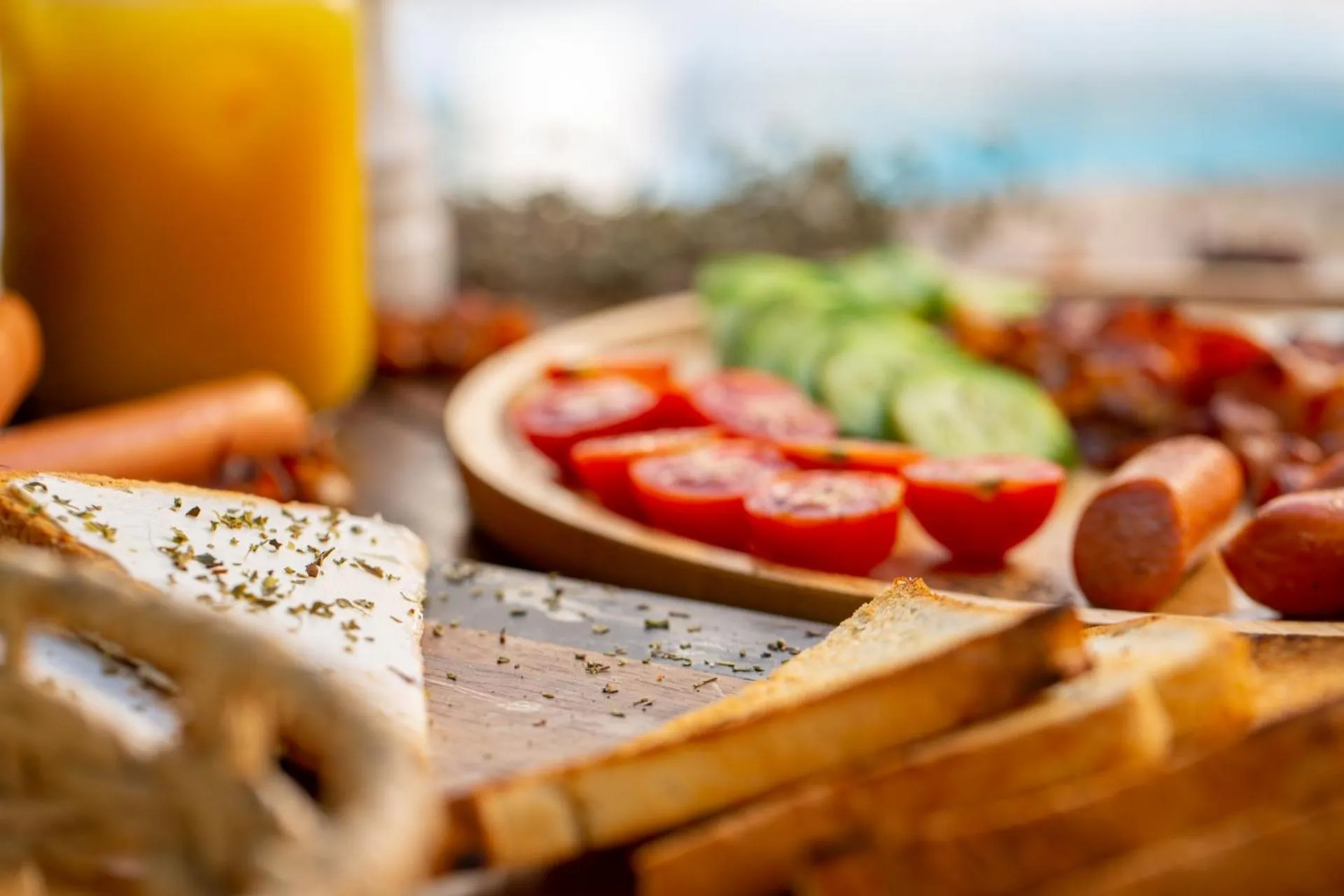 Food close-up in Pavlos Hotel