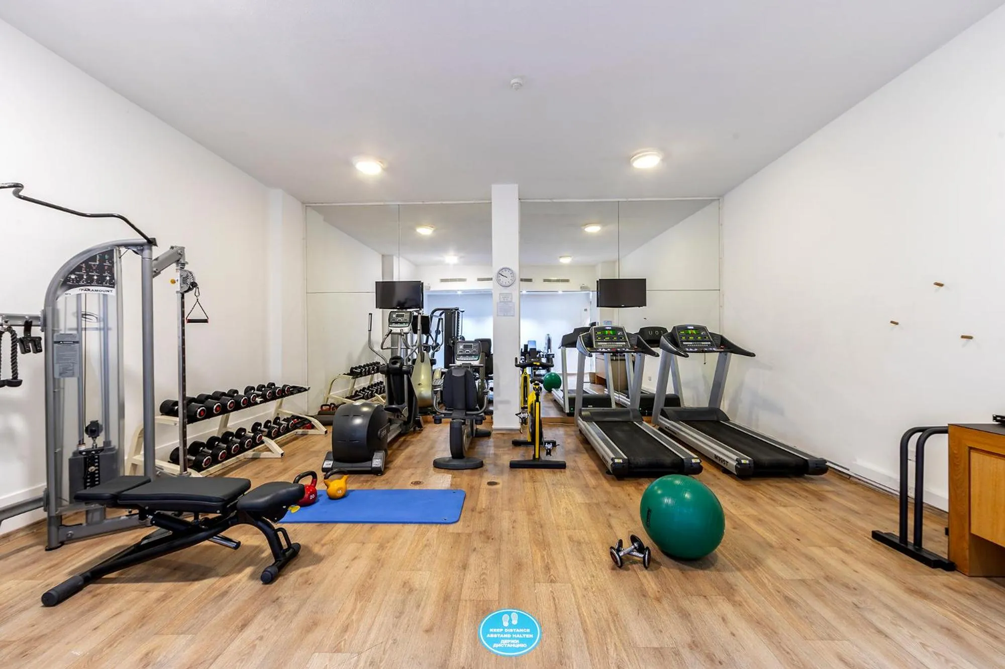 Fitness centre/facilities in Crystal Springs Beach Hotel