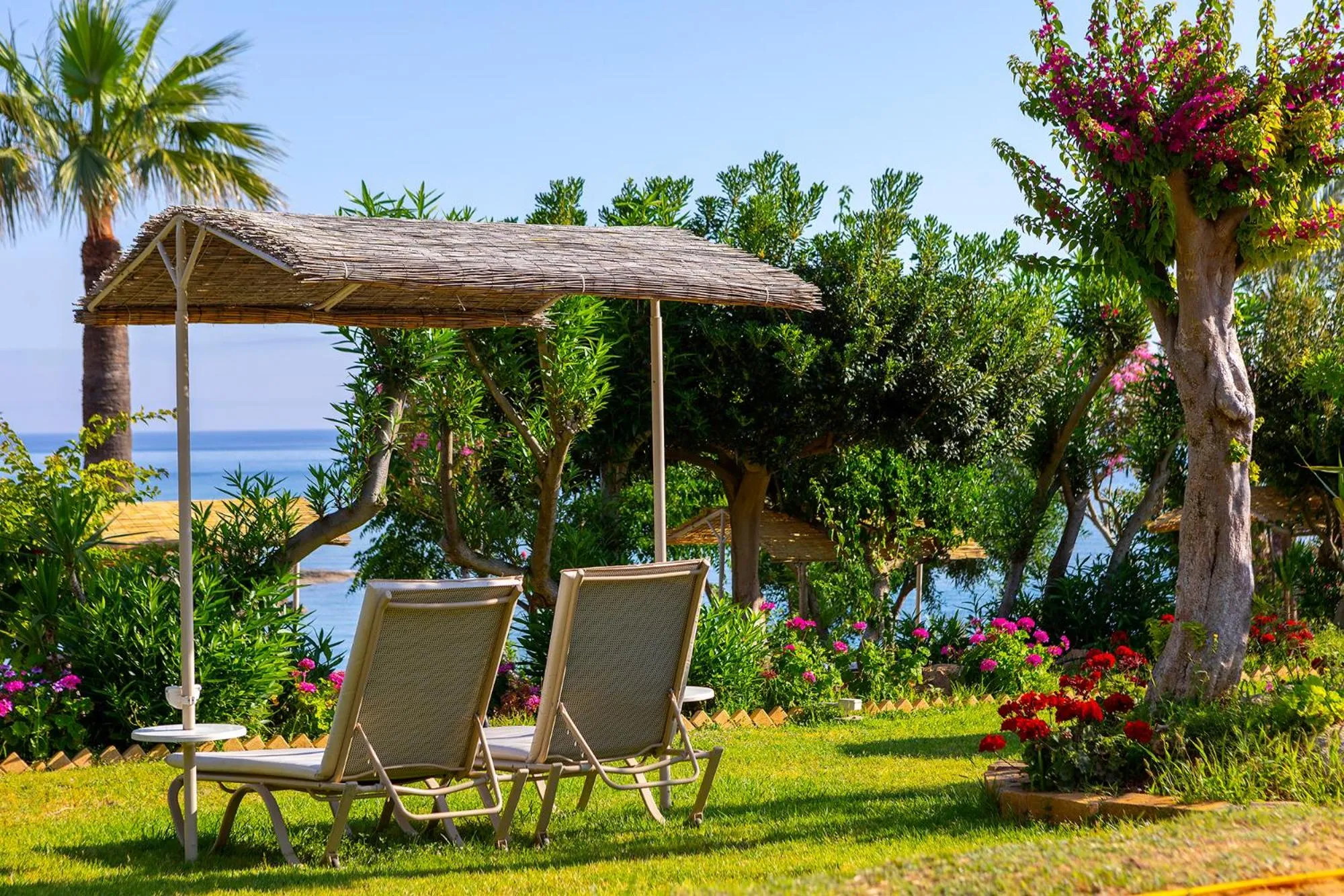 sunbed in Crystal Springs Beach Hotel