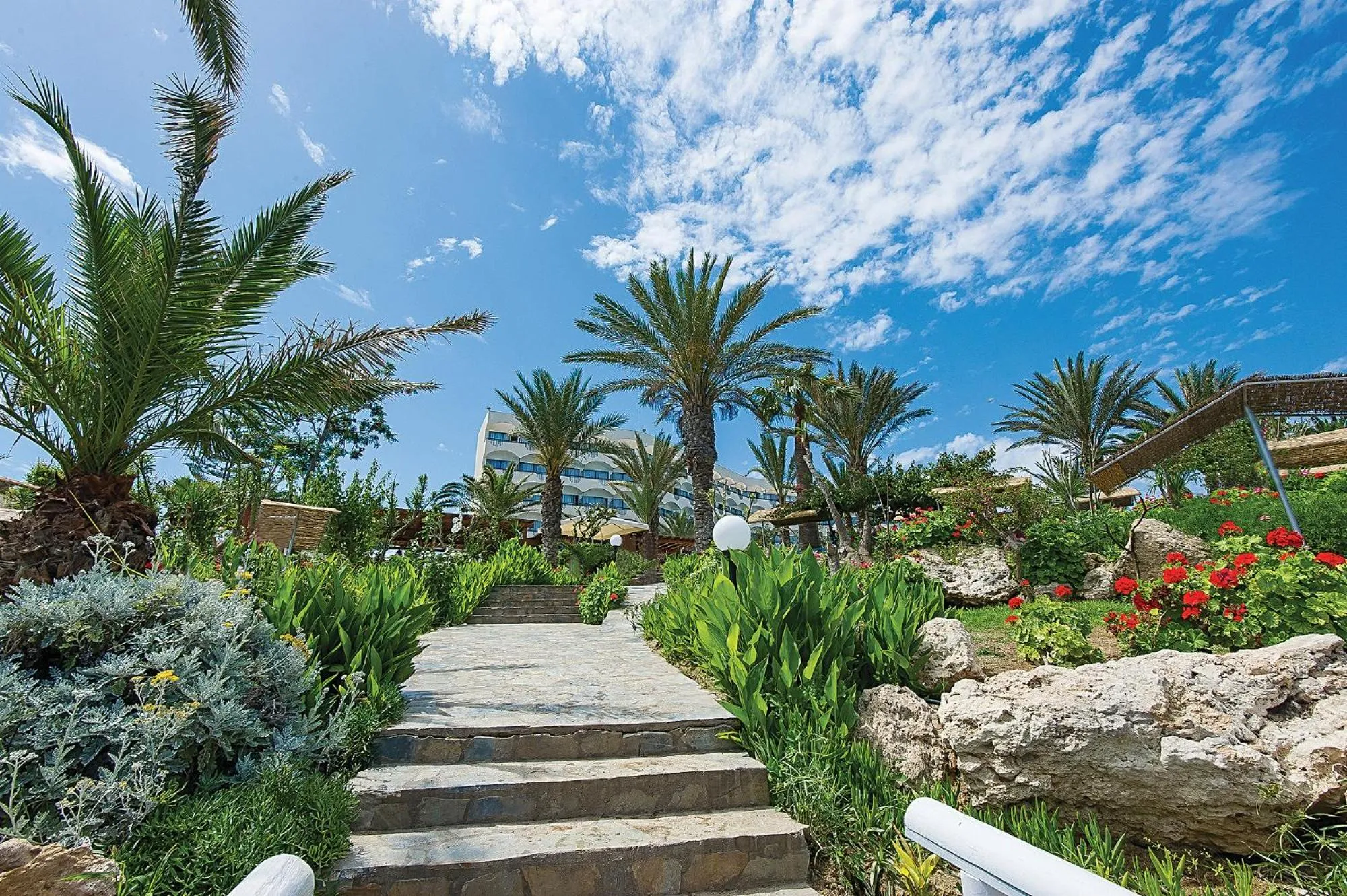 Garden in Crystal Springs Beach Hotel