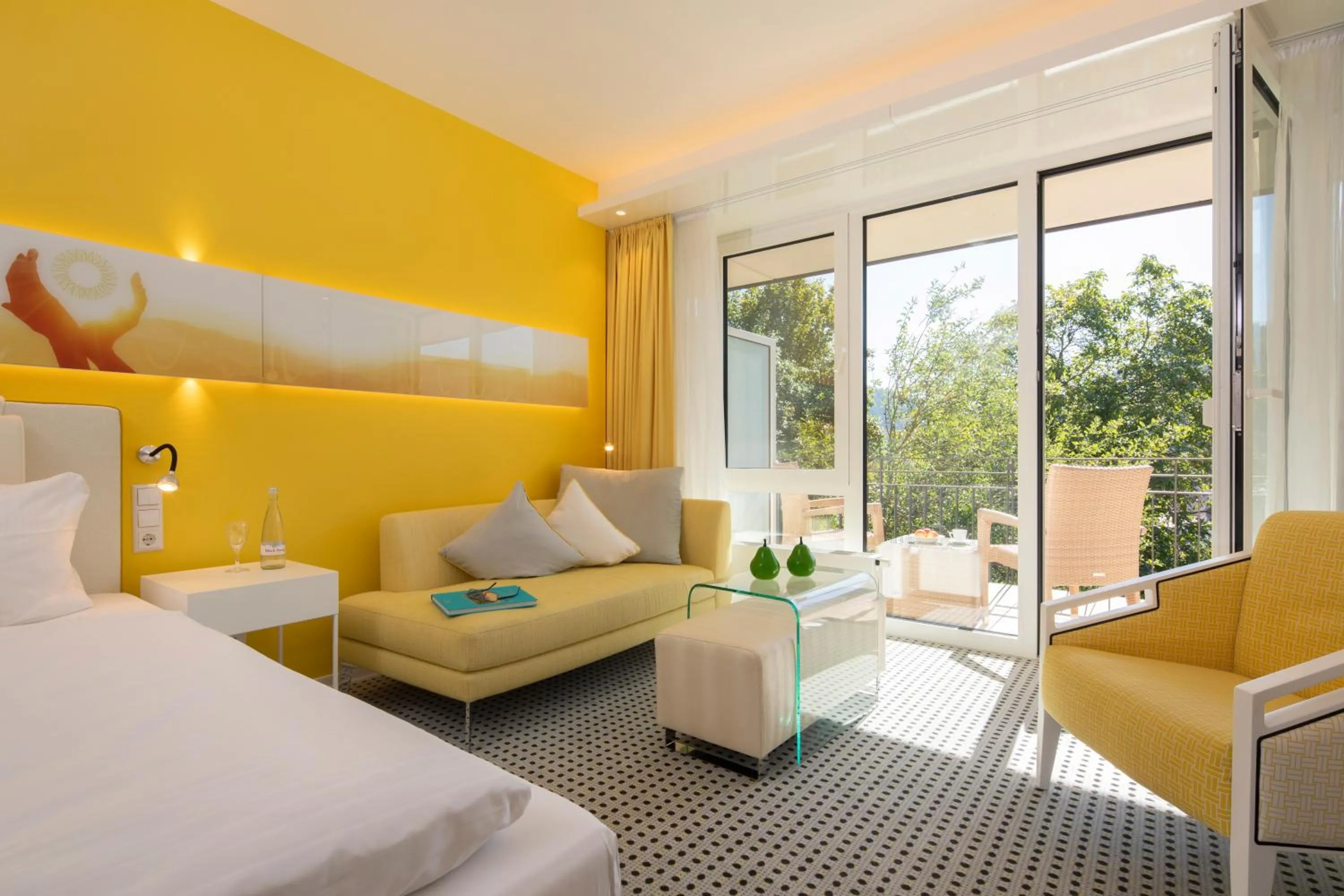 Photo of the whole room, Bed in Sonnenhof Hotel & Spa