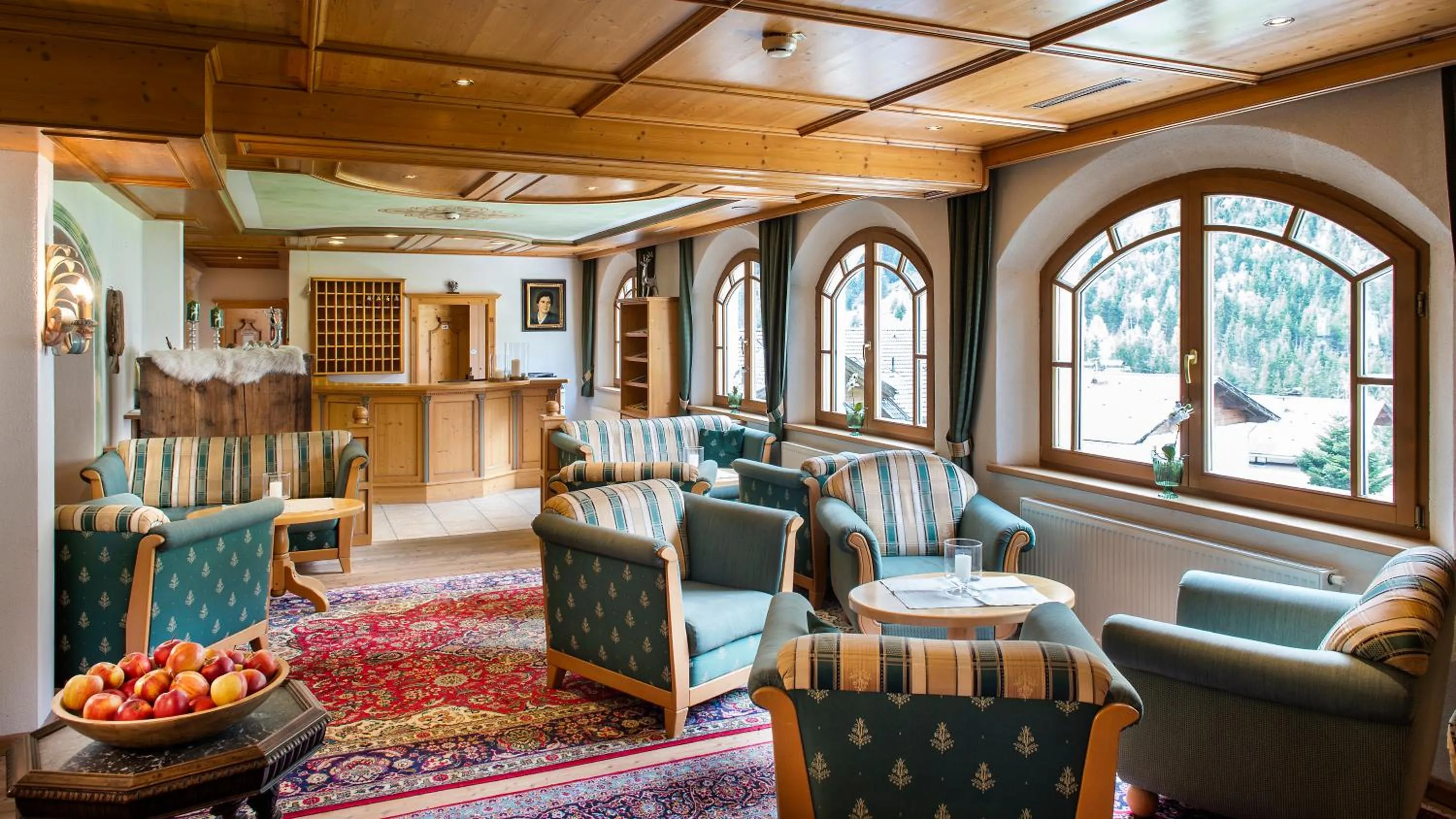 Lobby or reception in Hotel Gasteigerhof