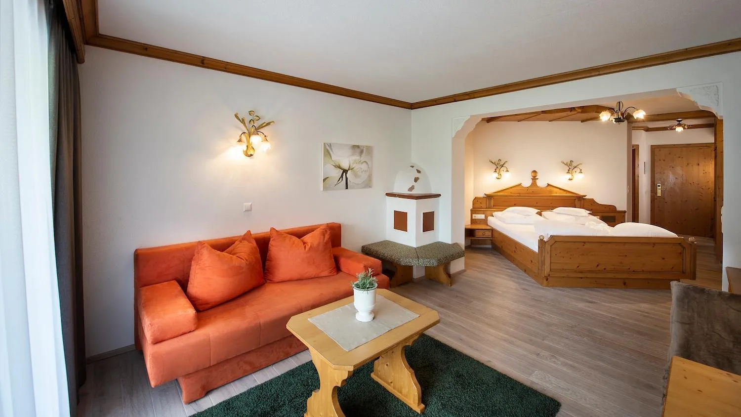 Bed in Hotel Gasteigerhof