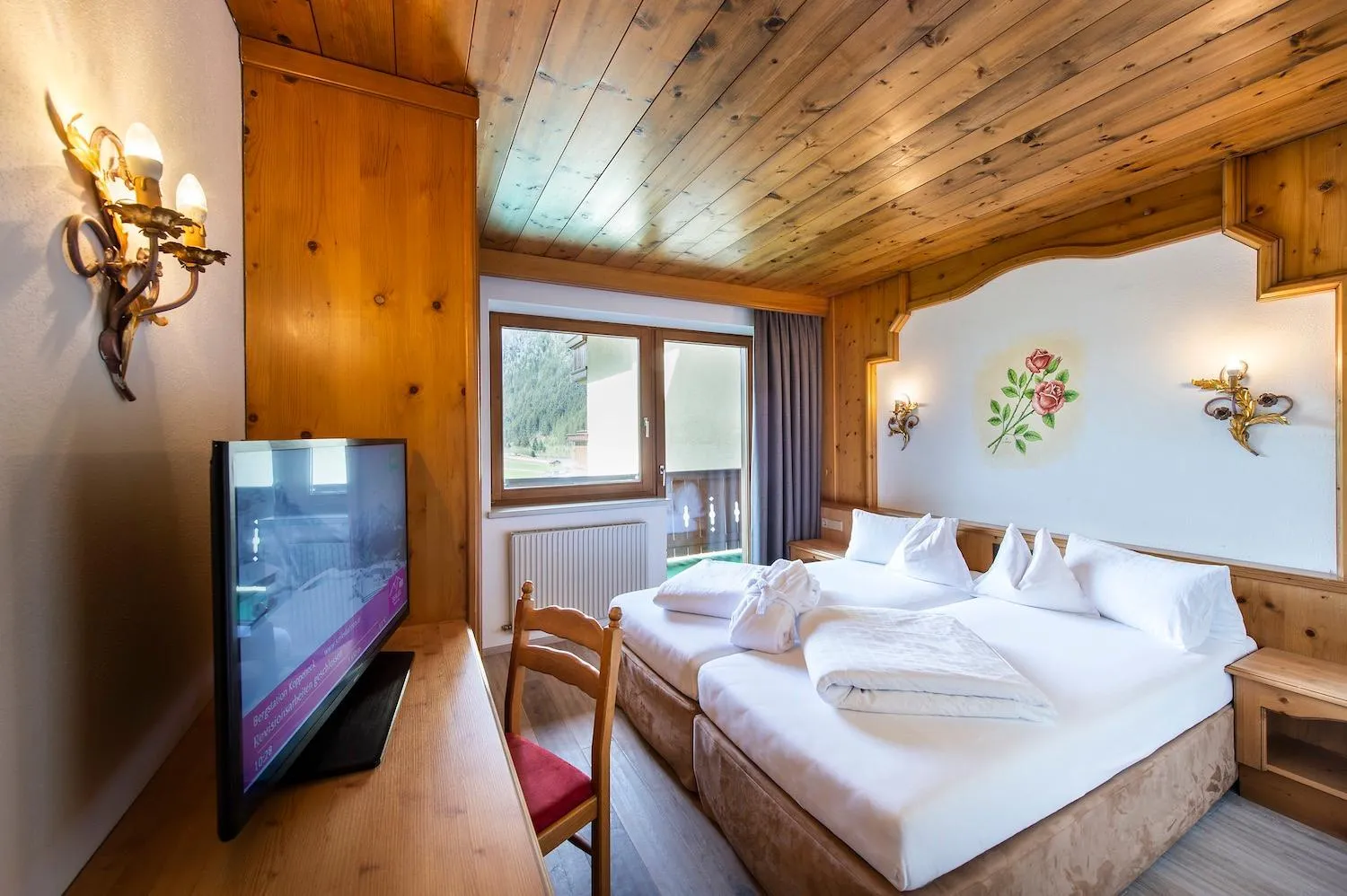 Bed in Hotel Gasteigerhof