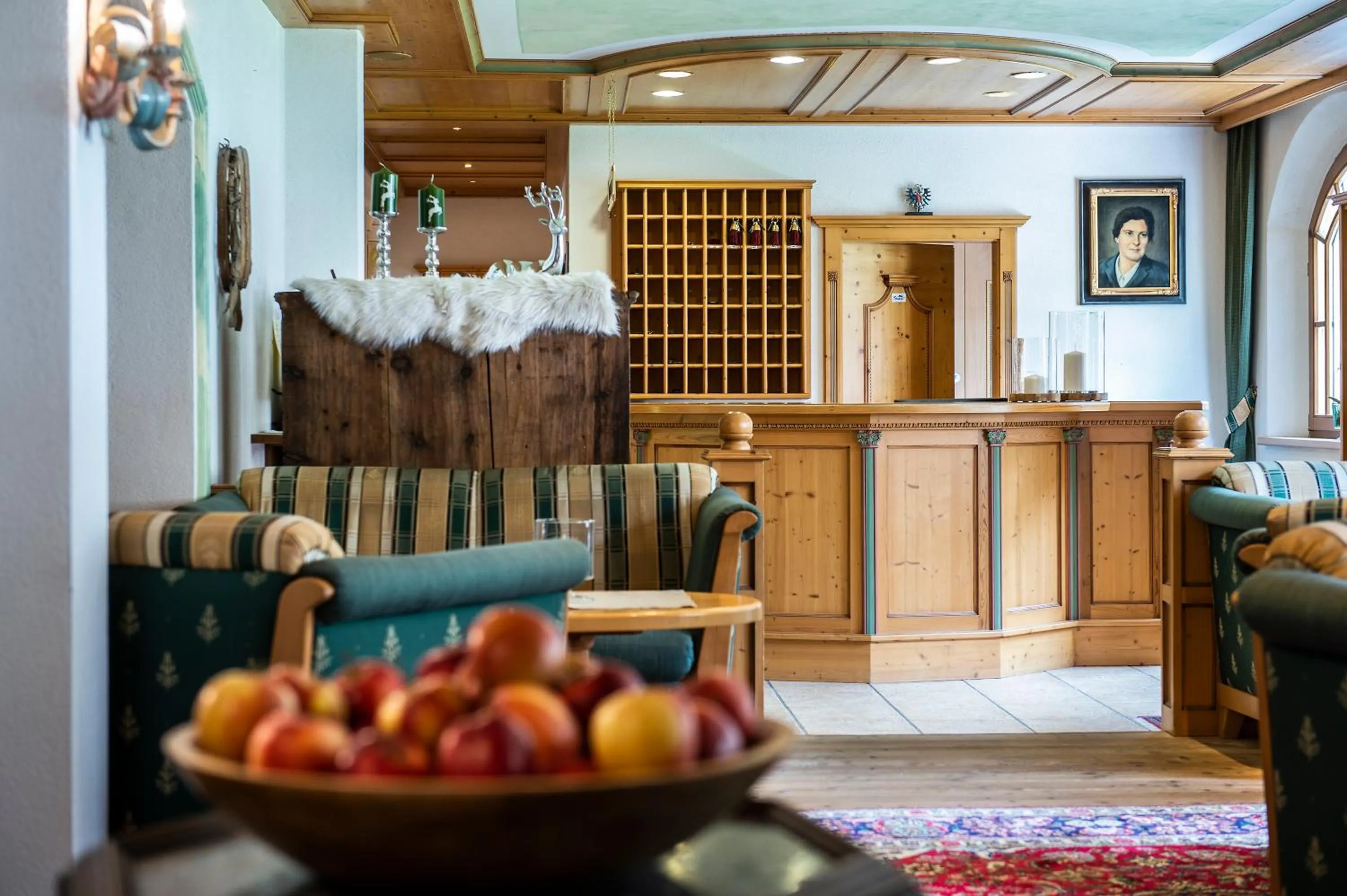 Lobby or reception in Hotel Gasteigerhof