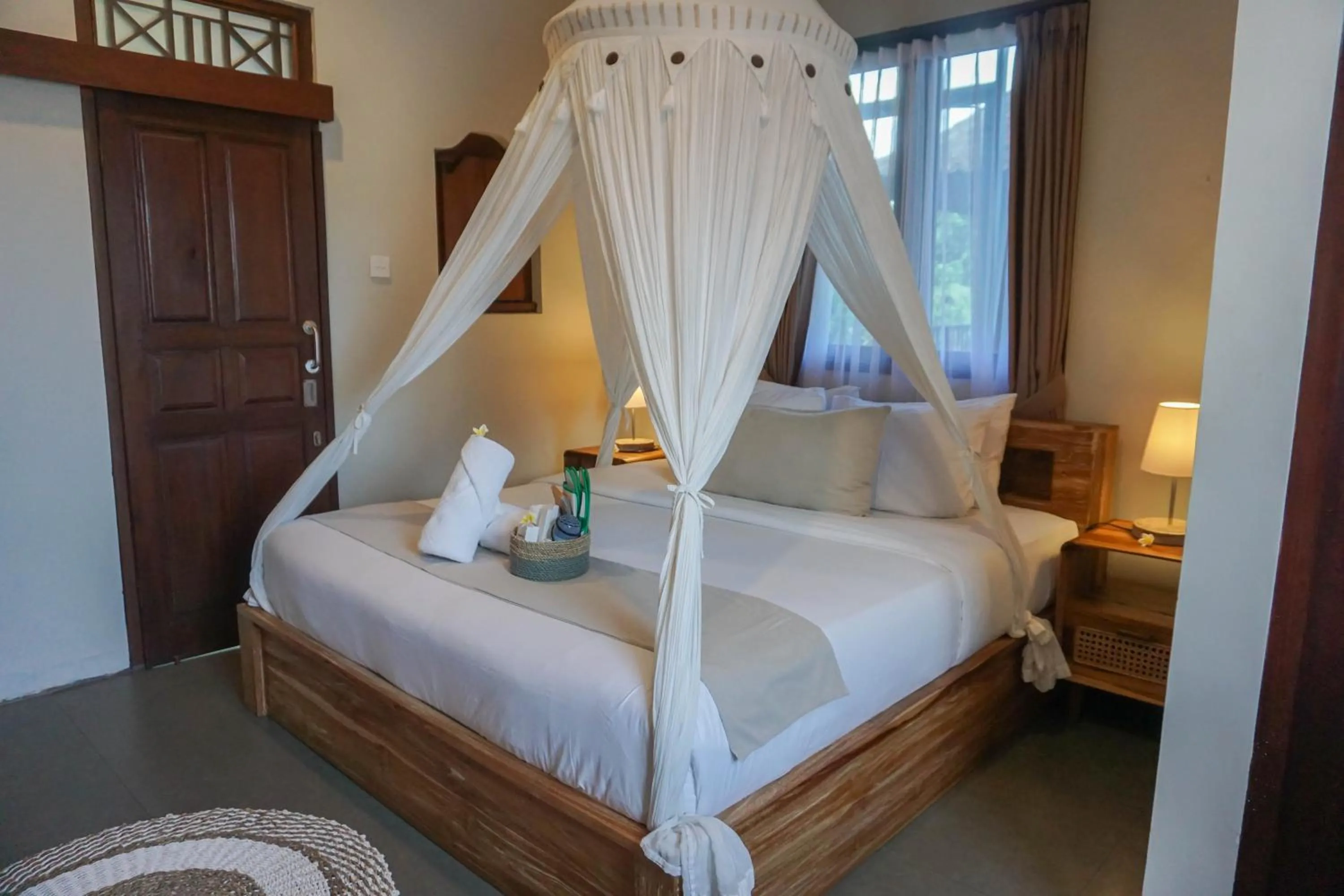 Bed in Ubud Aura Retreat